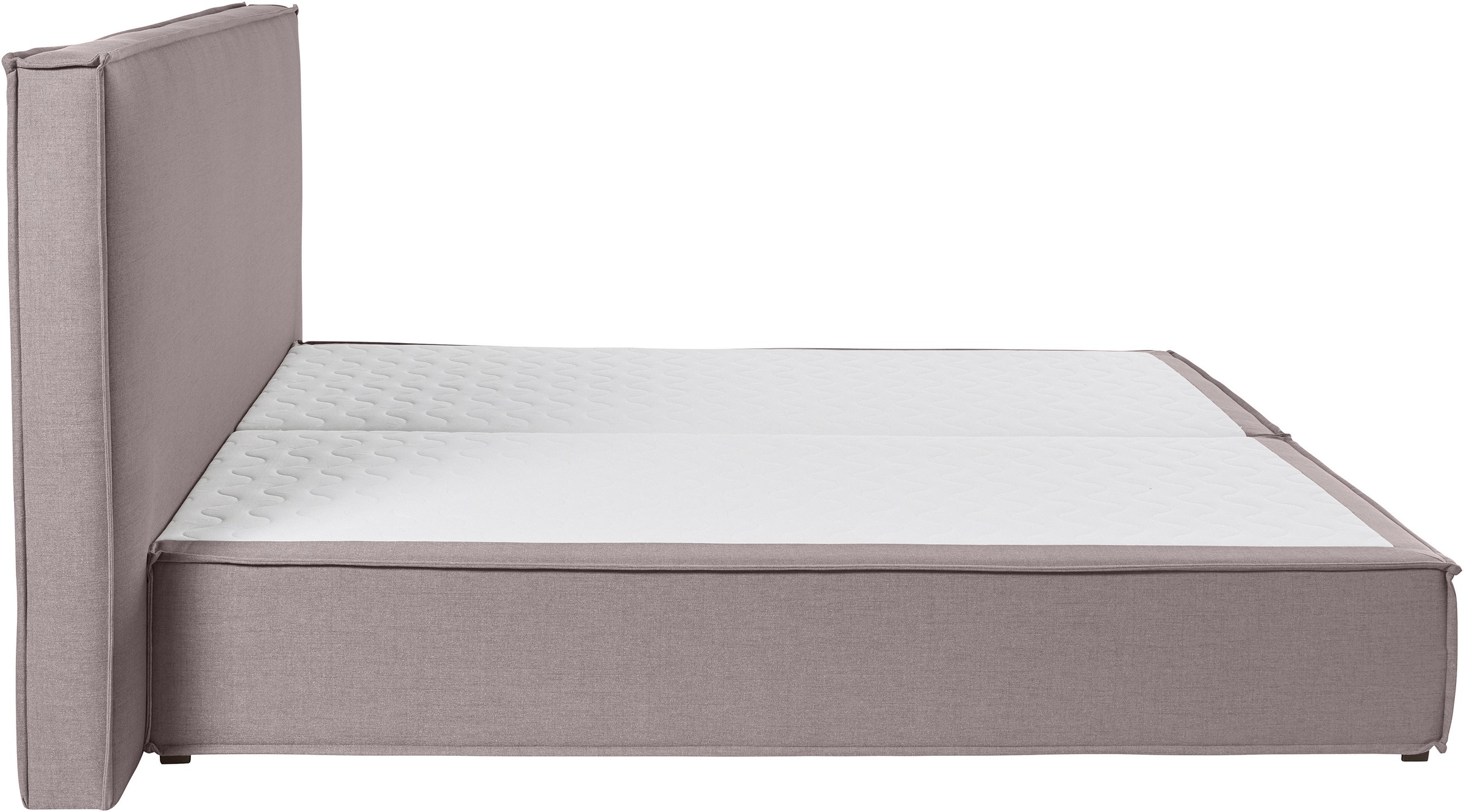 Boxspringbett "Yuma", grau (hellgrau), B:213cm L:213cm, 100% Polyester, LEGER HOME BY LENA GERCKE, Komplettbetten, Boxspringbett, incl. Topper, in 4 Breiten, 3 Matratzenarten und je 2 Härtegraden 3