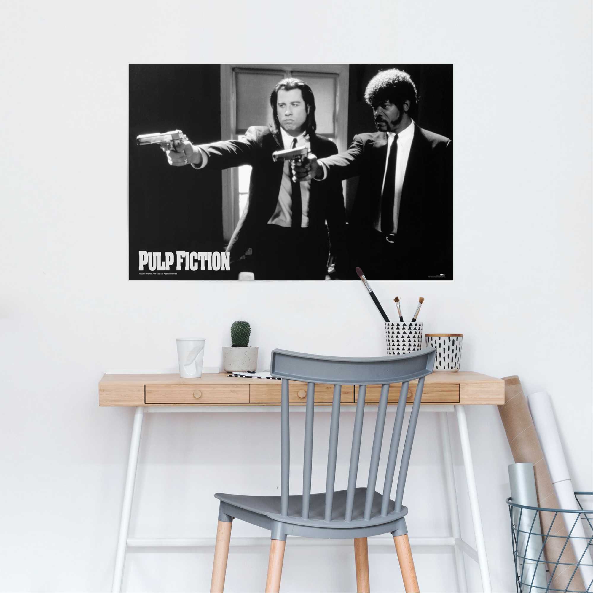 Reinders Poster "Pulp Fiction Schwarz/weiss" 1 Stk. tlg. günstig online kaufen
