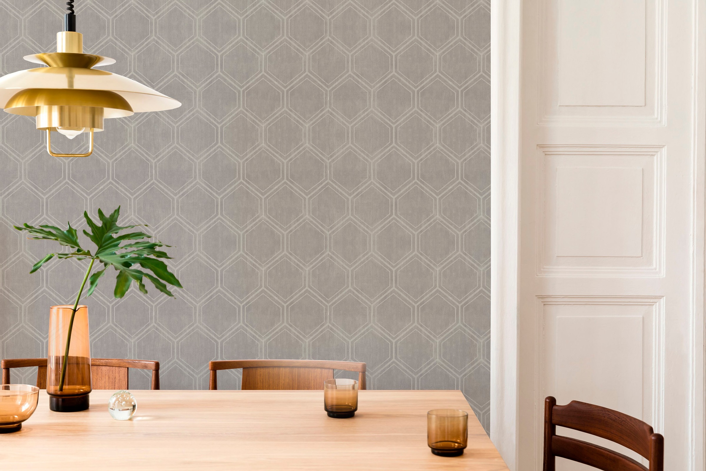 Superfresco Easy Vliestapete »Hexagon«, 3D-Optik, 3D-Optik