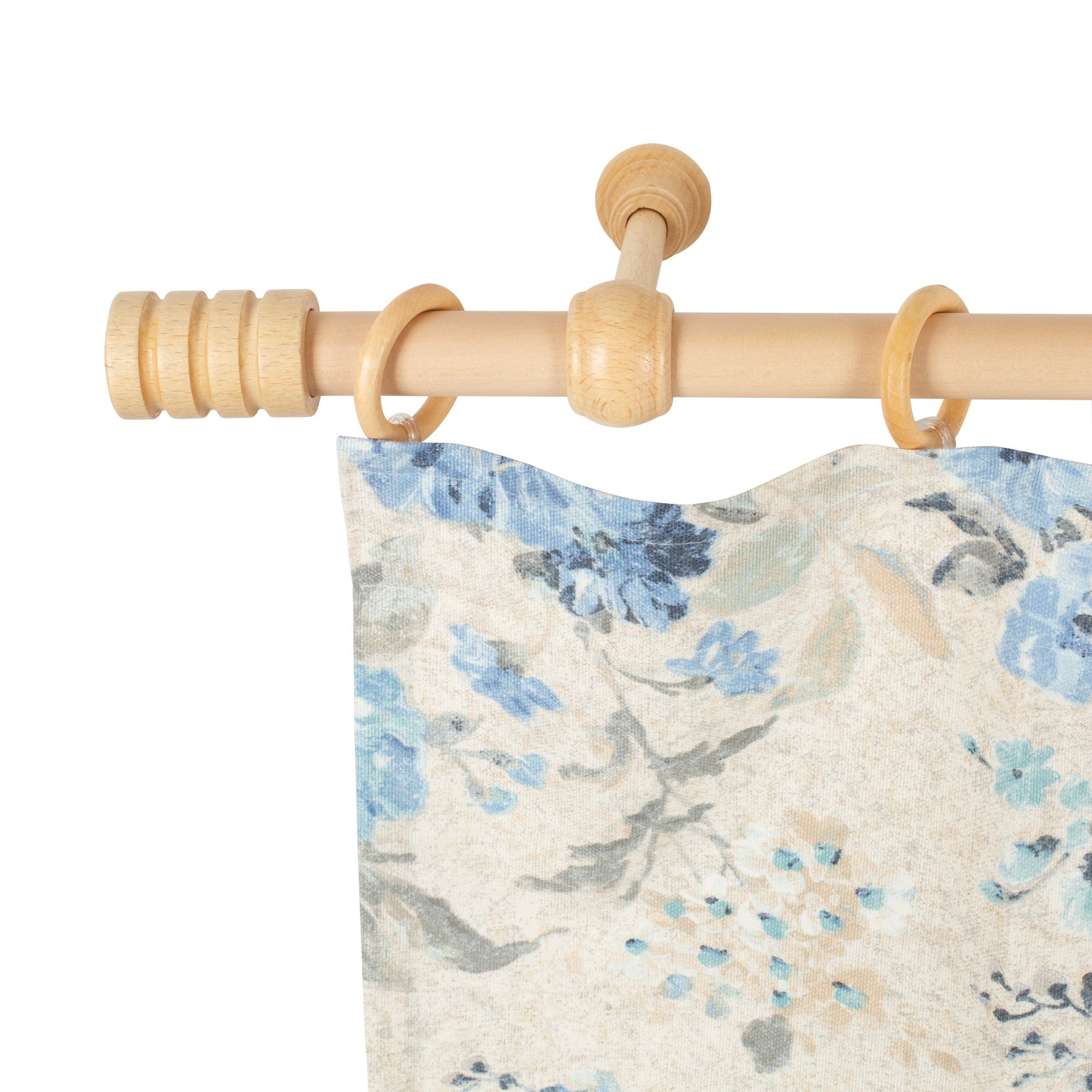 SN DECO GROUP Gardinenstange "Pisa" 1 läufig-läufig Fixmaß 28 mm, Holz, ver günstig online kaufen