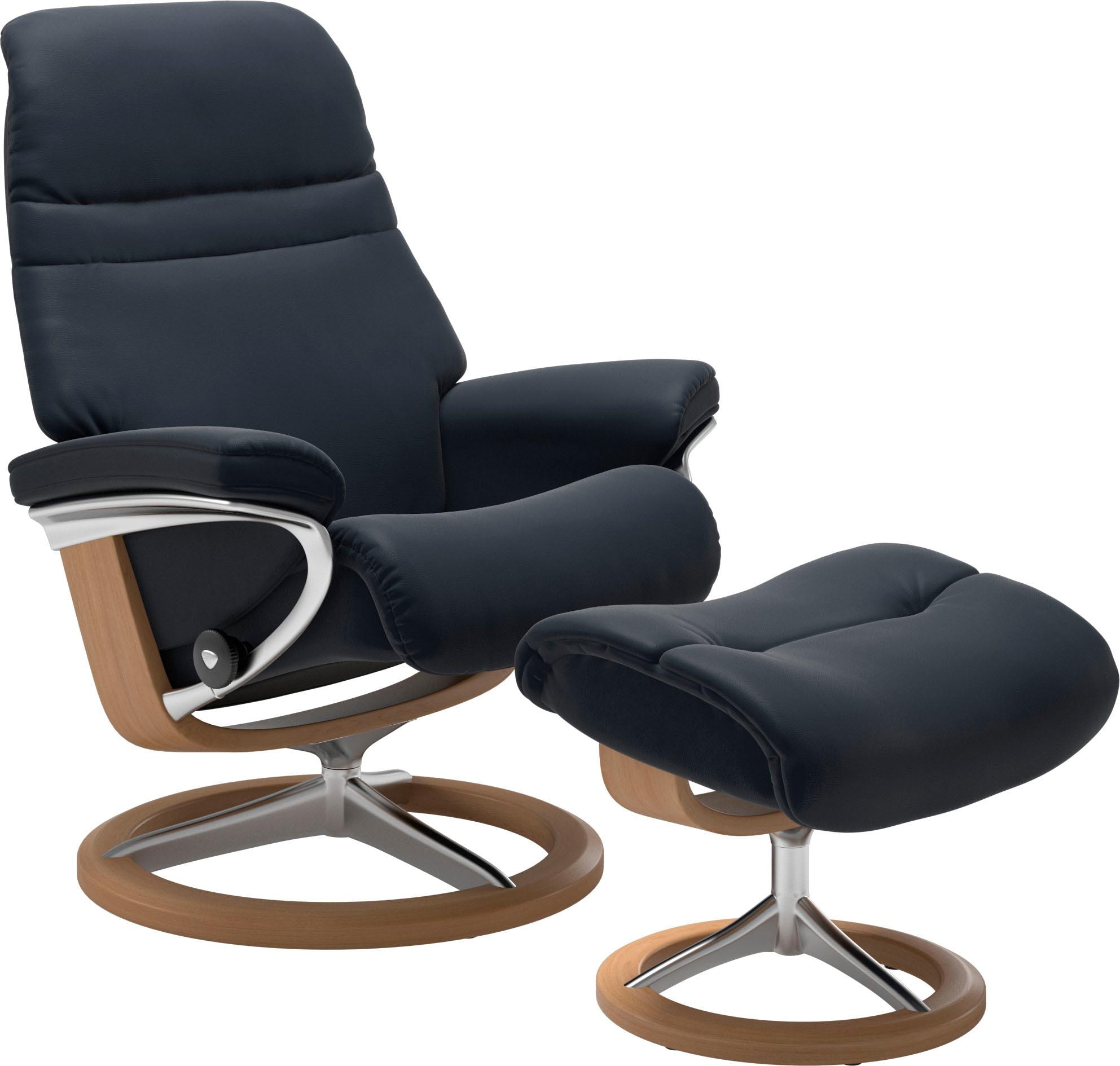 Stressless Relaxsessel "Sunrise" mit Signature Base, Größe M, Gestell Eiche günstig online kaufen