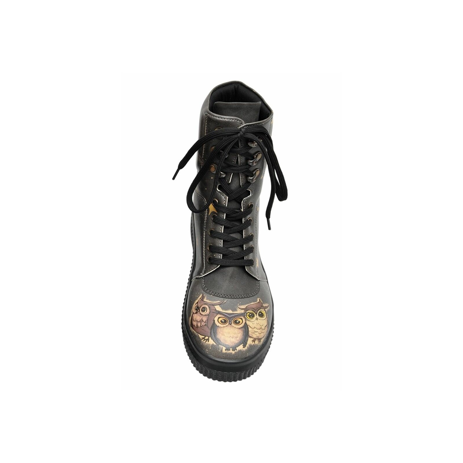 DOGO Schnürboots »Future Boots Owls Family Damen Boots / Female«, Vegan
