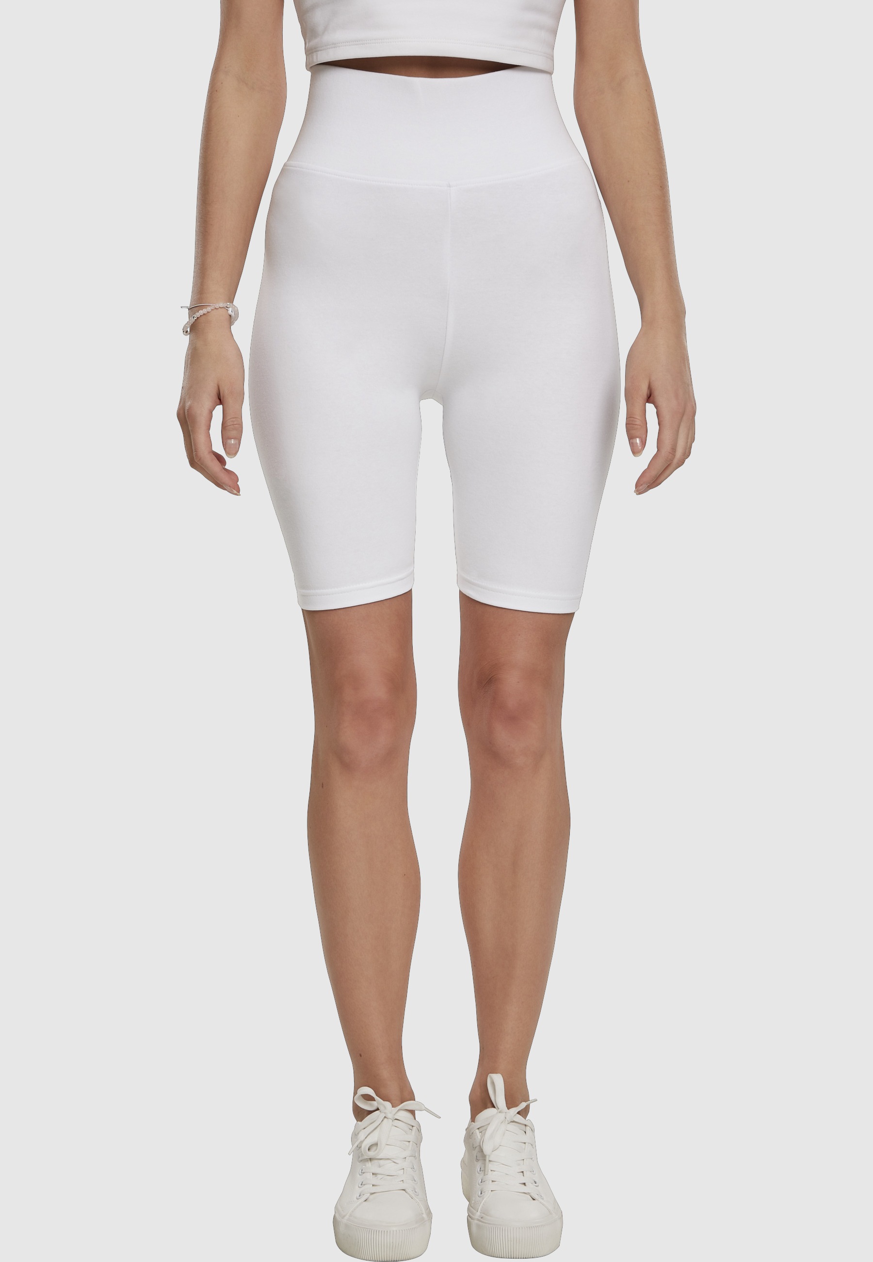 URBAN CLASSICS Stoffhose »Urban Classics Damen Ladies High Waist Cycle Shorts«
