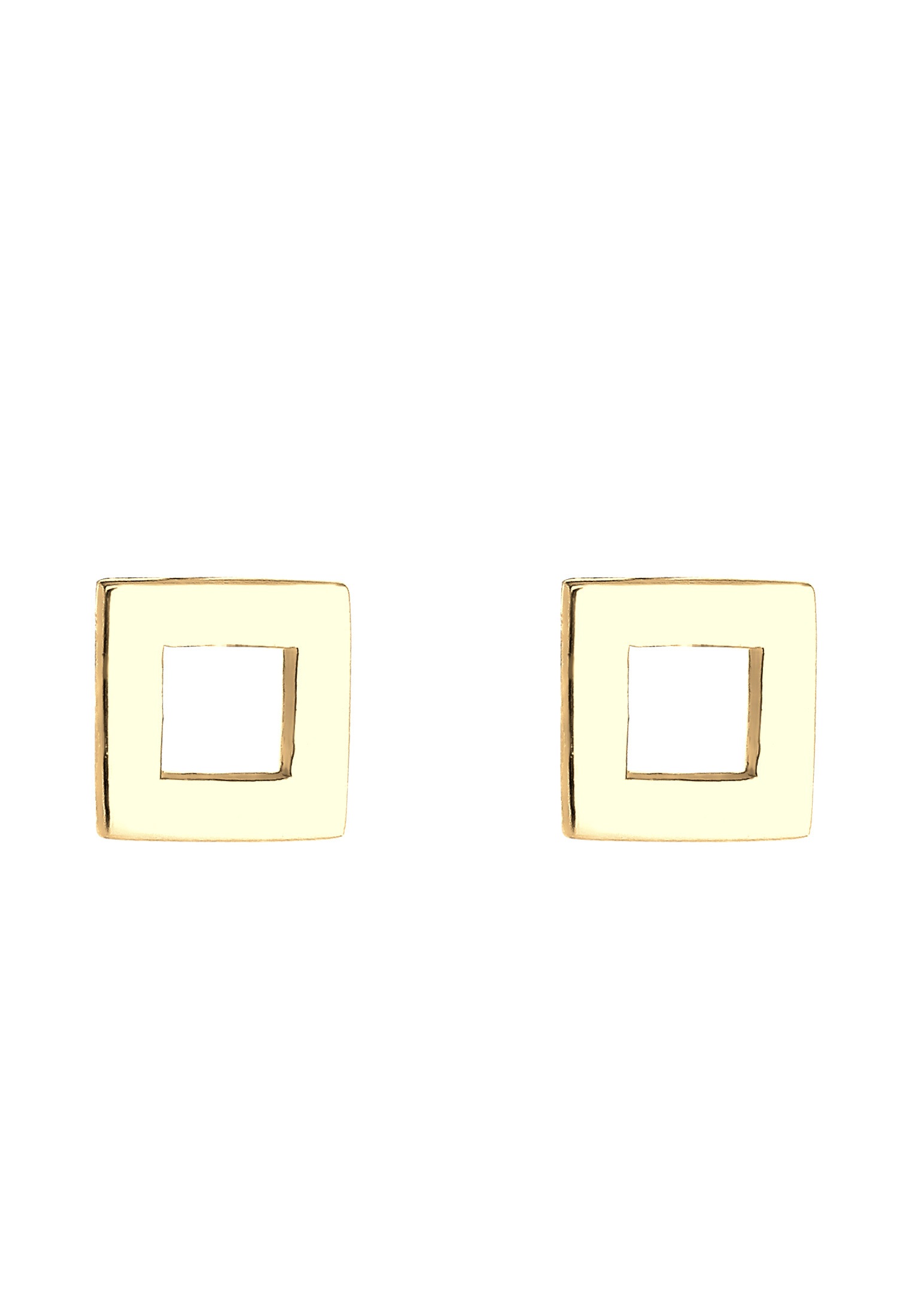 Elli Paar Ohrstecker »Ohrstecker Quadrat 925 Sterling Silber«