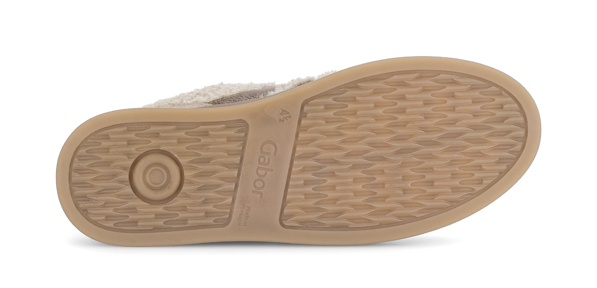 Plateausneaker GABOR "FLORENZ", Damen, Gr. 37, hellbeige, fango, Glattleder, Textil, Veloursleder, Schuhe Plateausneaker, Freizeitschuh, Halbschuh, Schnürer in Bequemweite G (= weit) 3