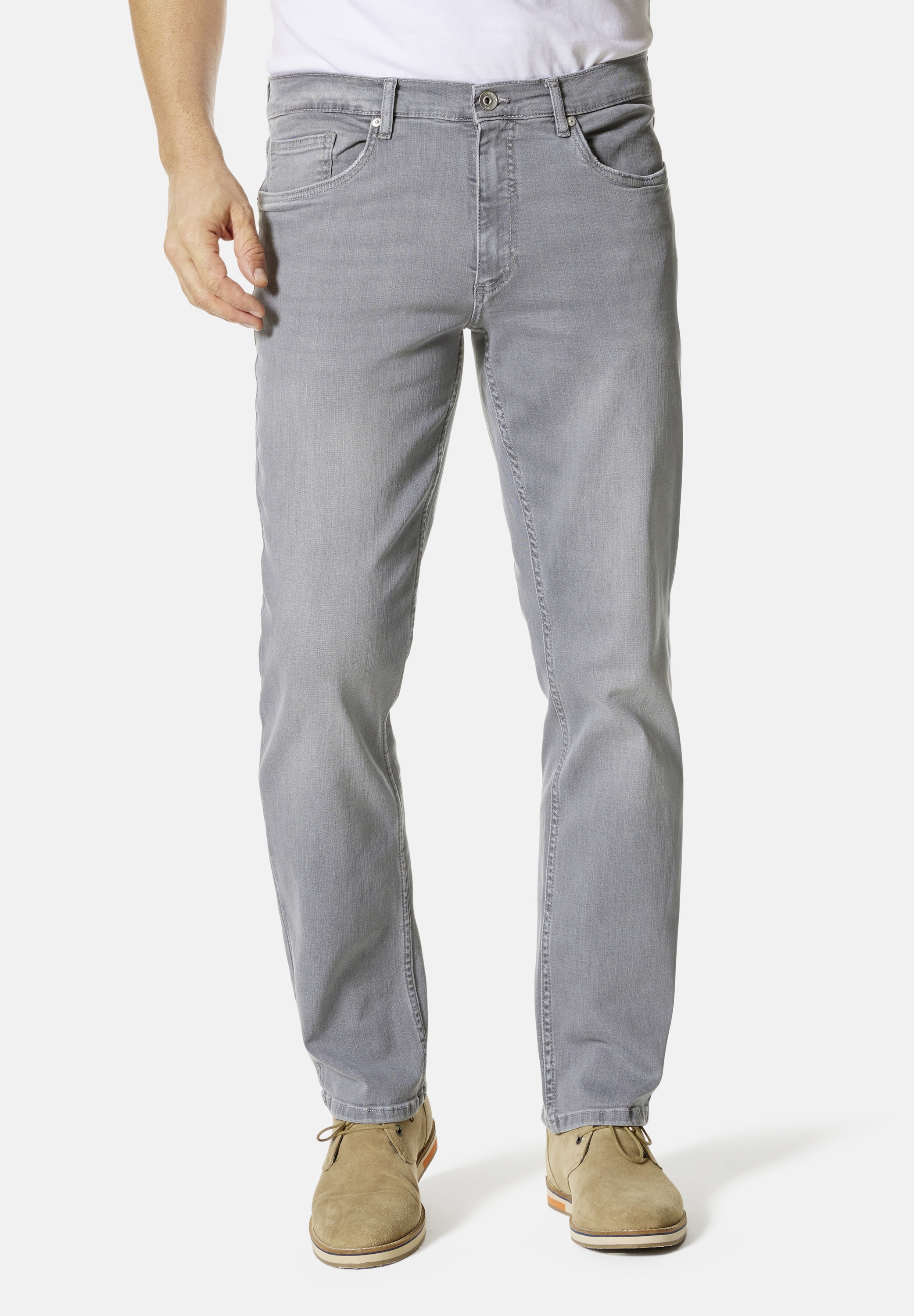 Stooker Men "Frisco Denim Straight Fit Jeans" Straight Fit Casual Clean Wash Twill Coloured Comfort Flex für Herren