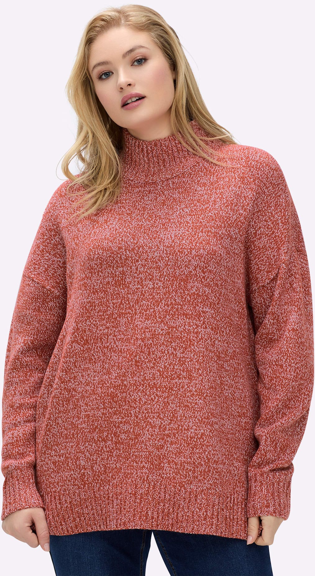 Sheego Stehkragenpullover "Pullover" günstig online kaufen
