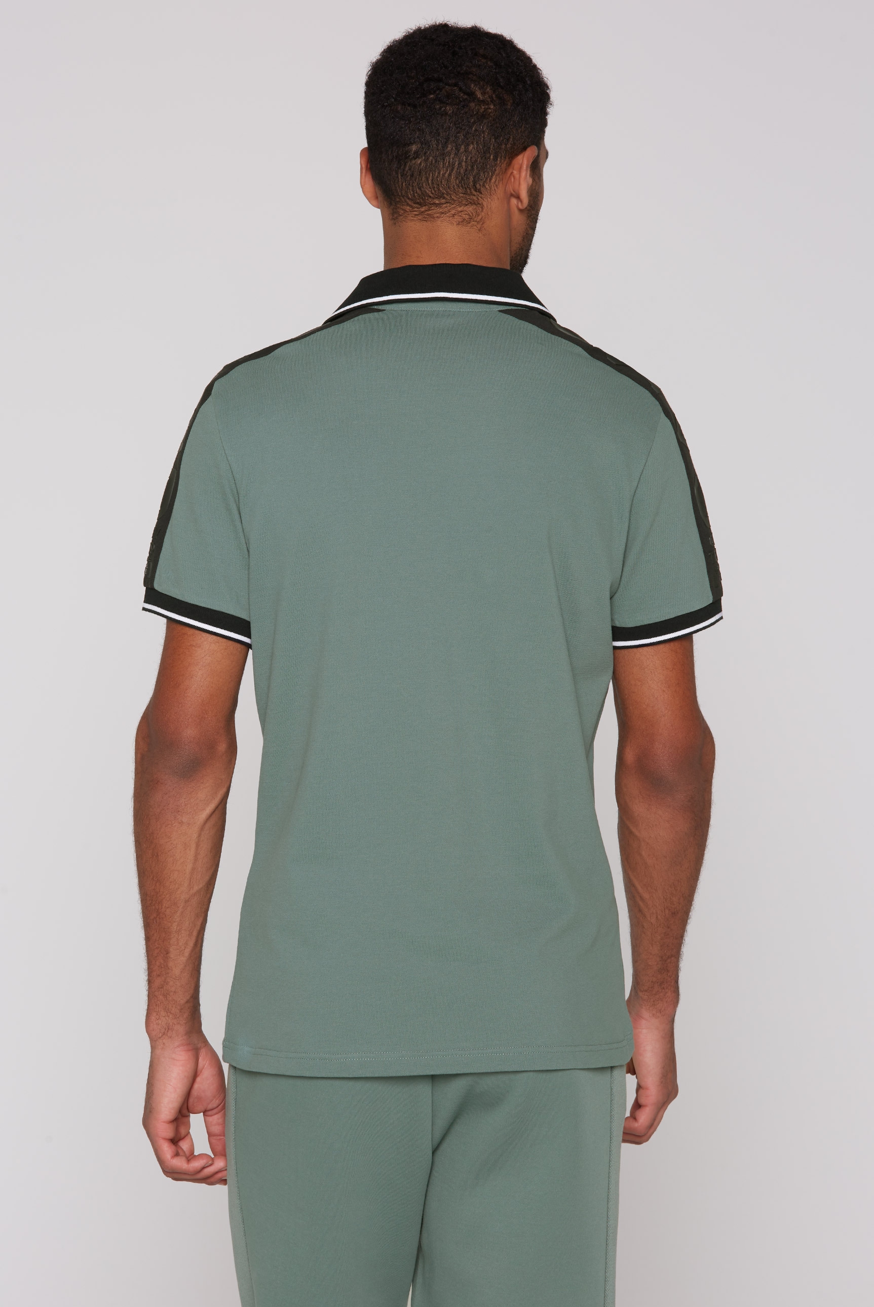 CAMP DAVID Poloshirt, mit V-Ausschnitt