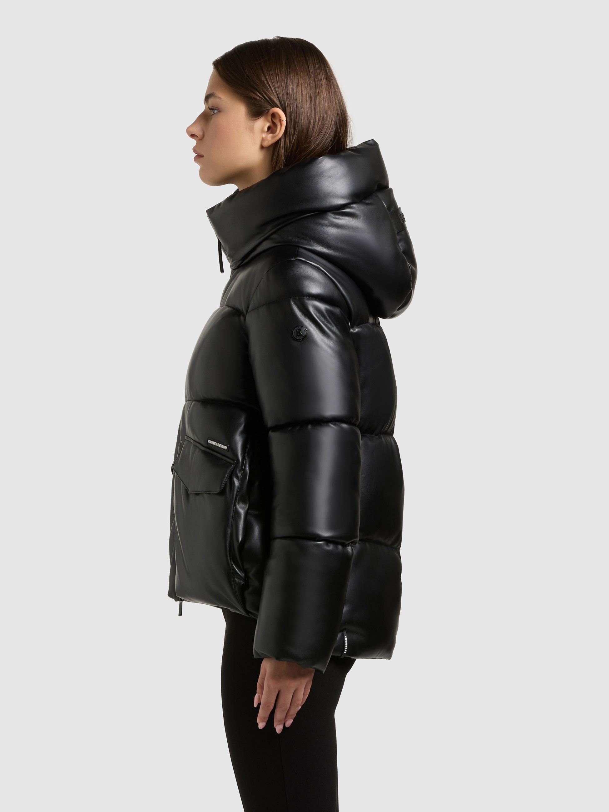 khujo Lederimitatjacke »AURORA«, mit Kapuze