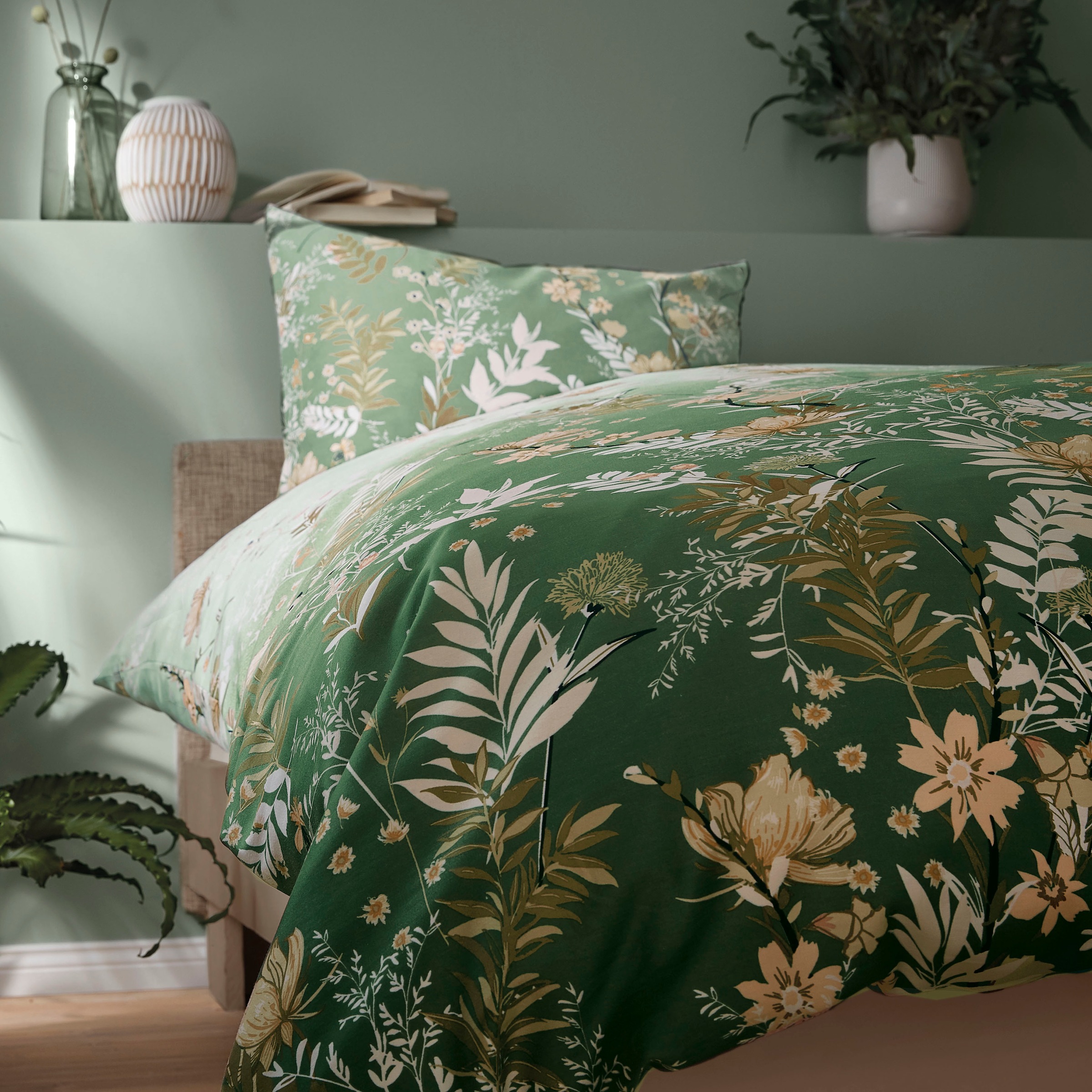 Kleine Wolke Bettwäsche "Zahra" 2 Stk. mit floralem Print günstig online kaufen