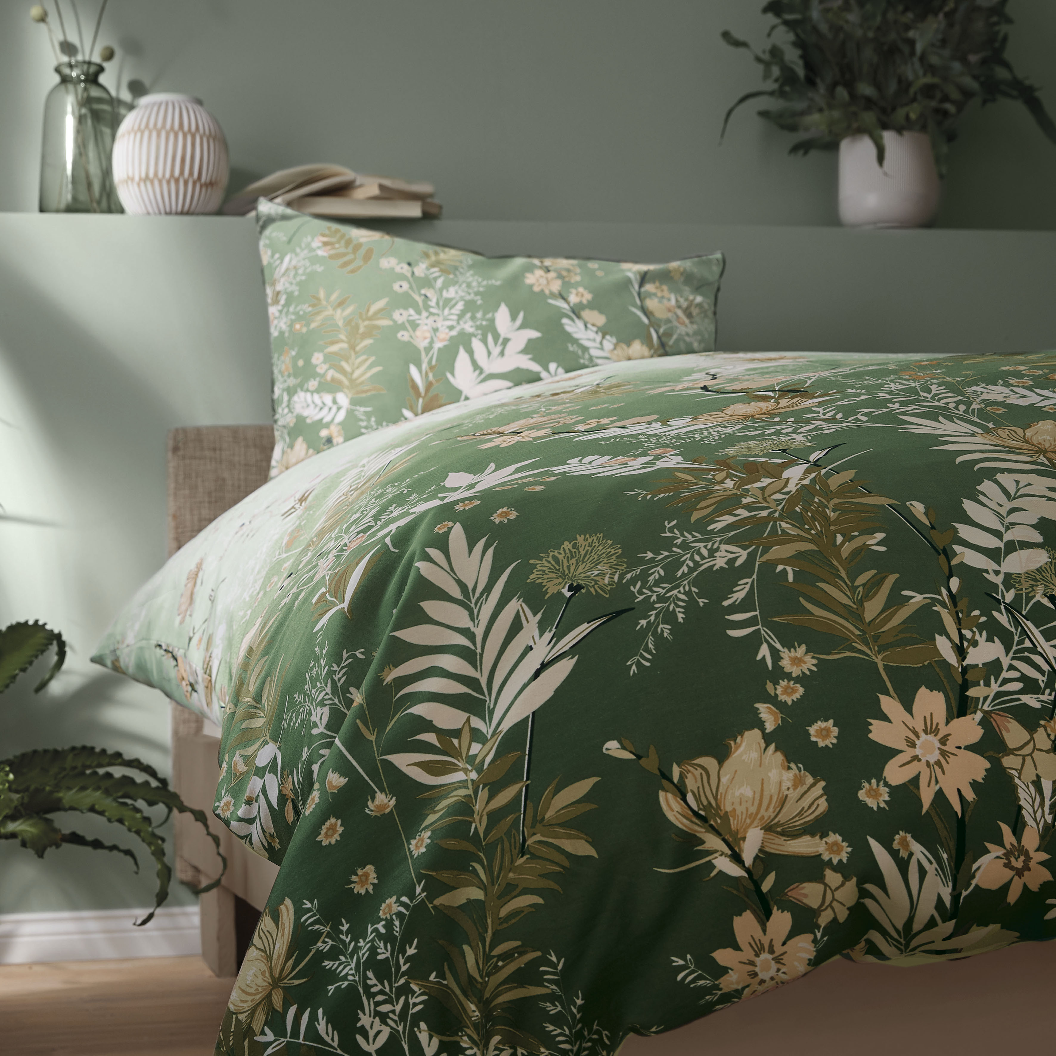 Kleine Wolke Bettwäsche "Zahra" 2 Stk. tlg. mit floralem Print günstig online kaufen