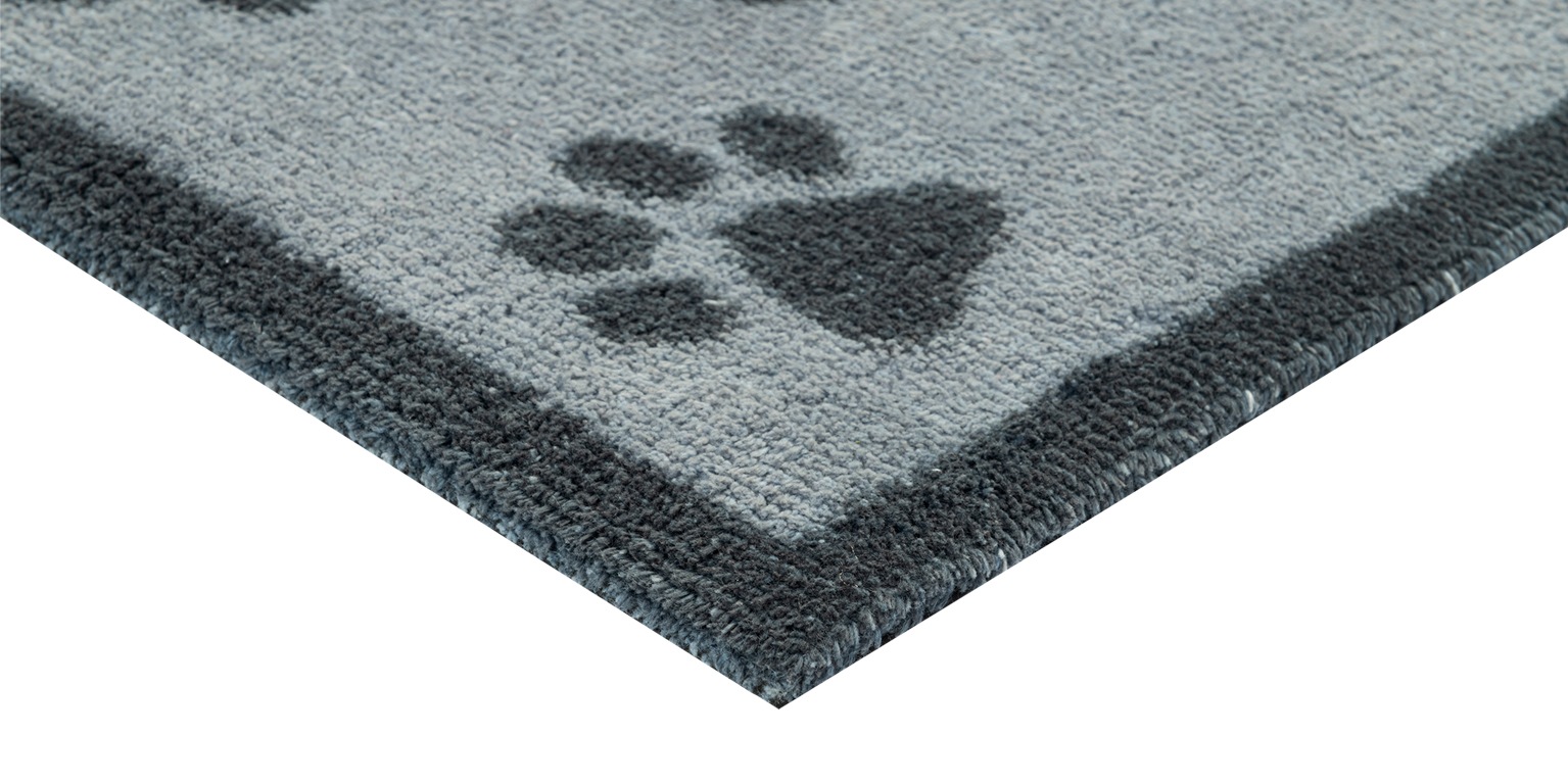 Turtle Mat Teppich »Paws Grey«, rechteckig, 9 mm Höhe