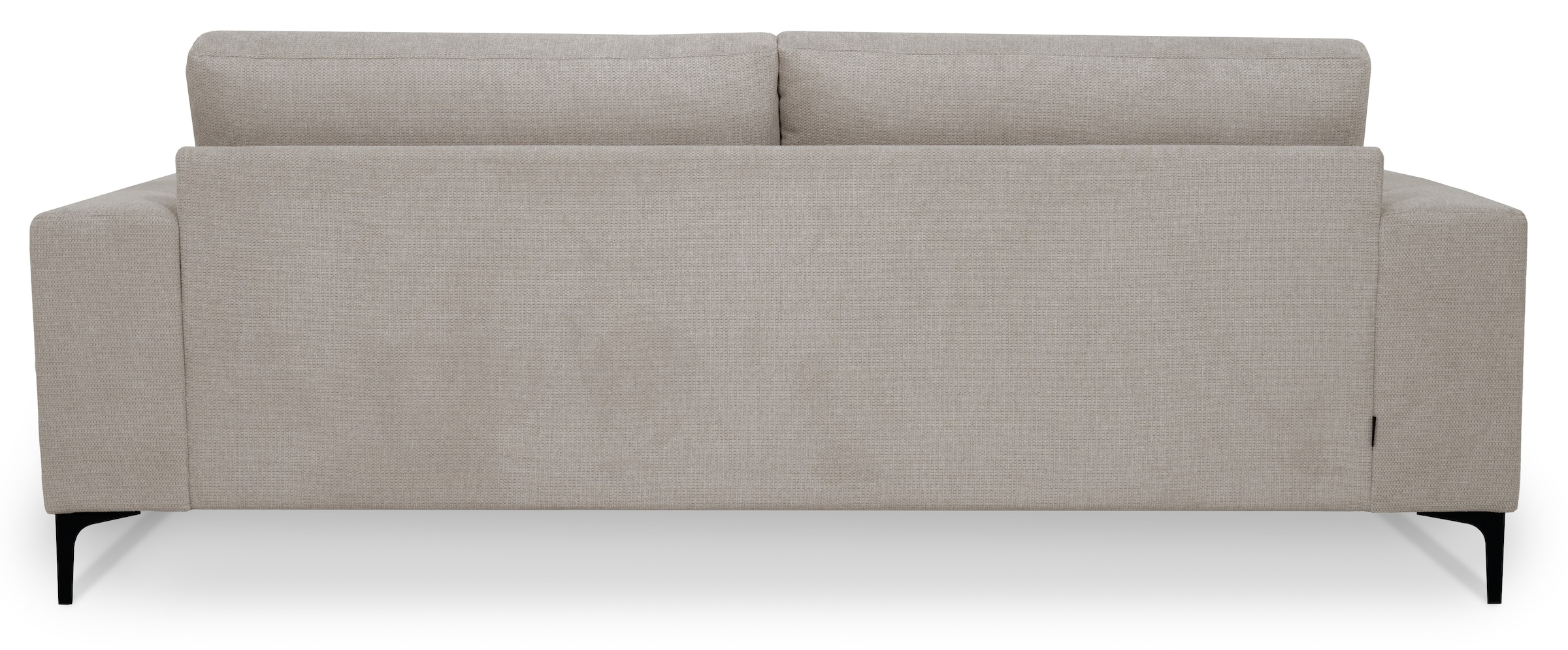 PLACES OF STYLE 3-Sitzer »Xander« Breite 224 cm, Soft-Touch Chenille, schwarze Metallfüße