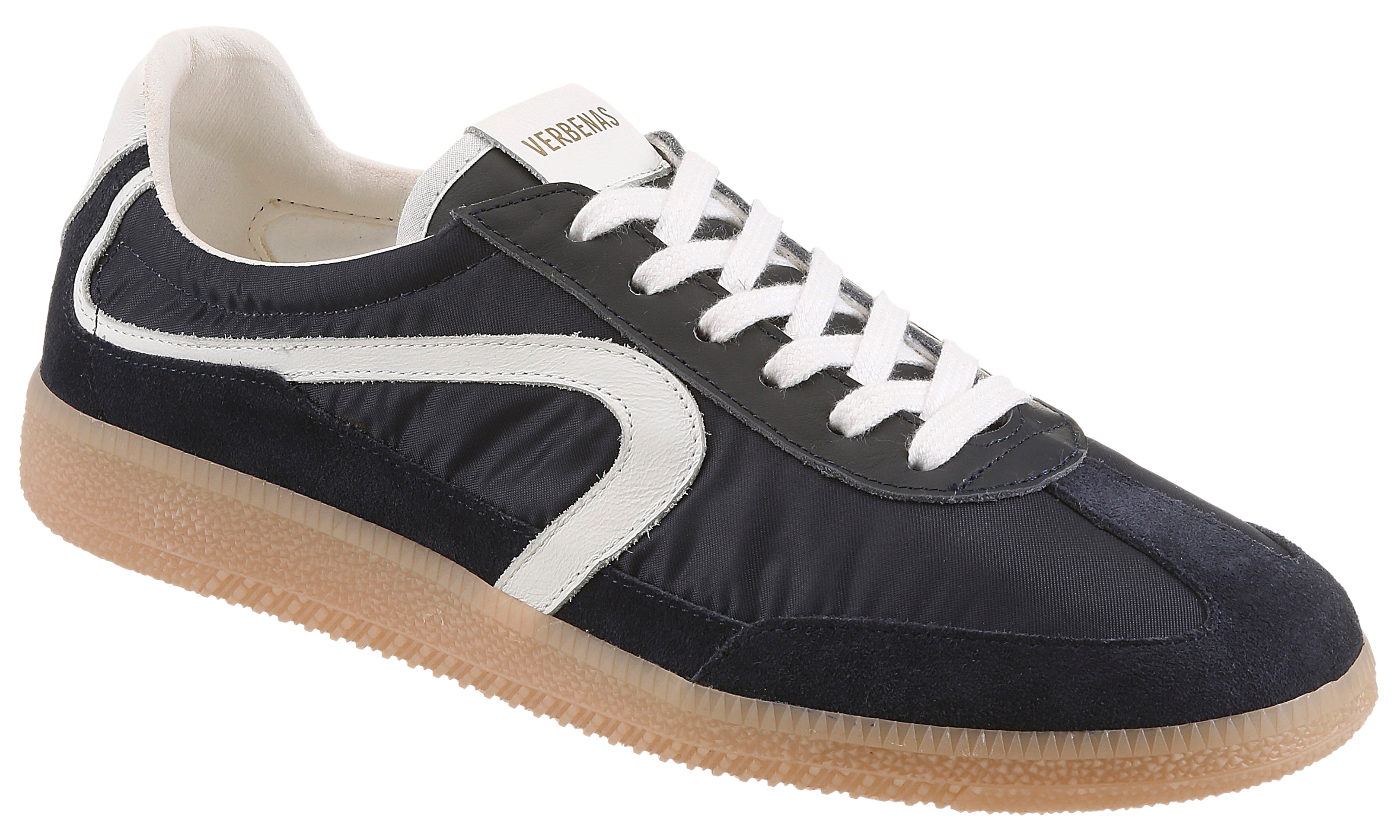 VERBENAS Sneaker "SIMON" Retrosneaker, Schnürschuh, Freizeitsneaker mit honigfarbener Laufsohle