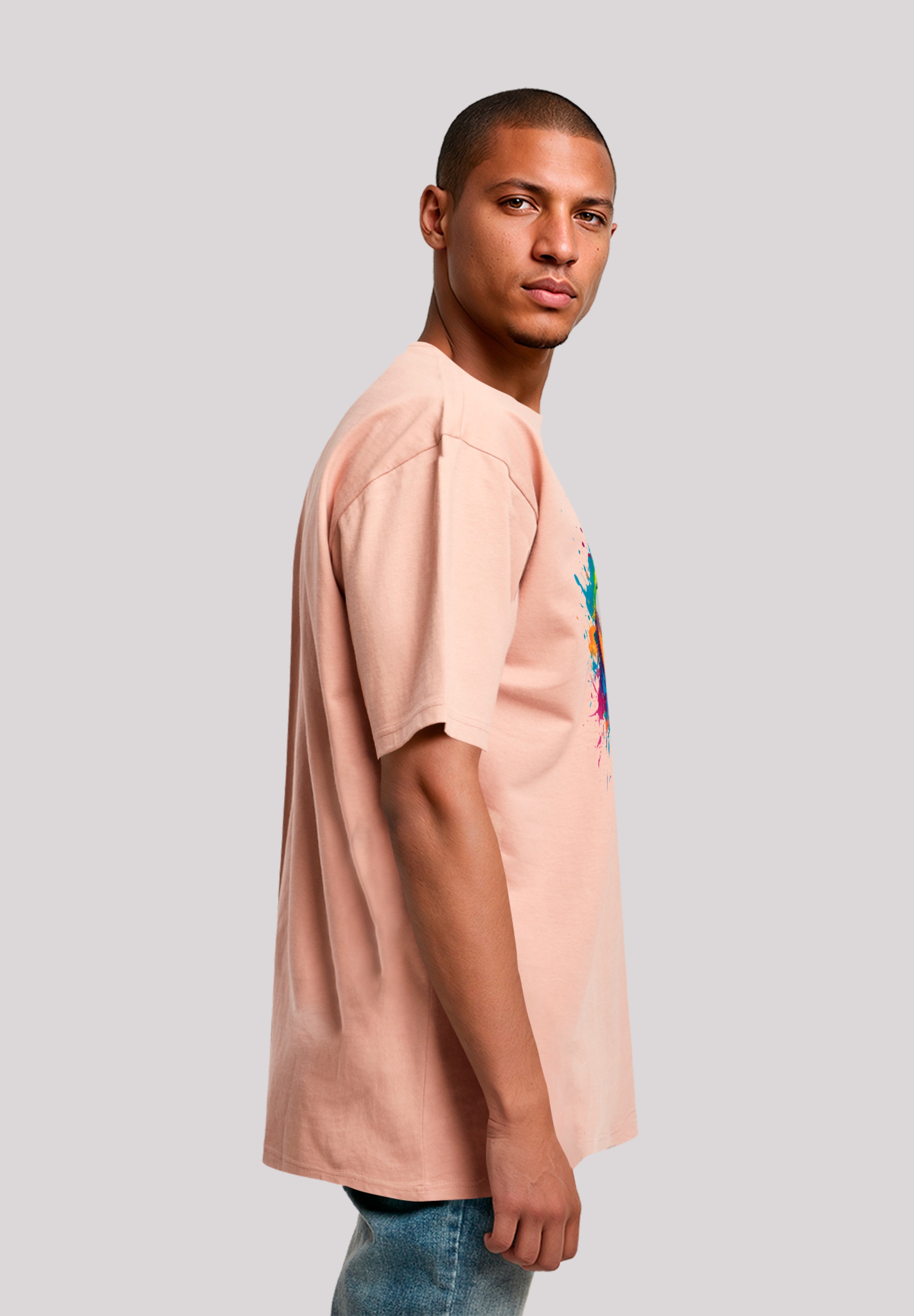 F4NT4STIC T-Shirt »Bunte Fußball Grafik« Premium Qualität