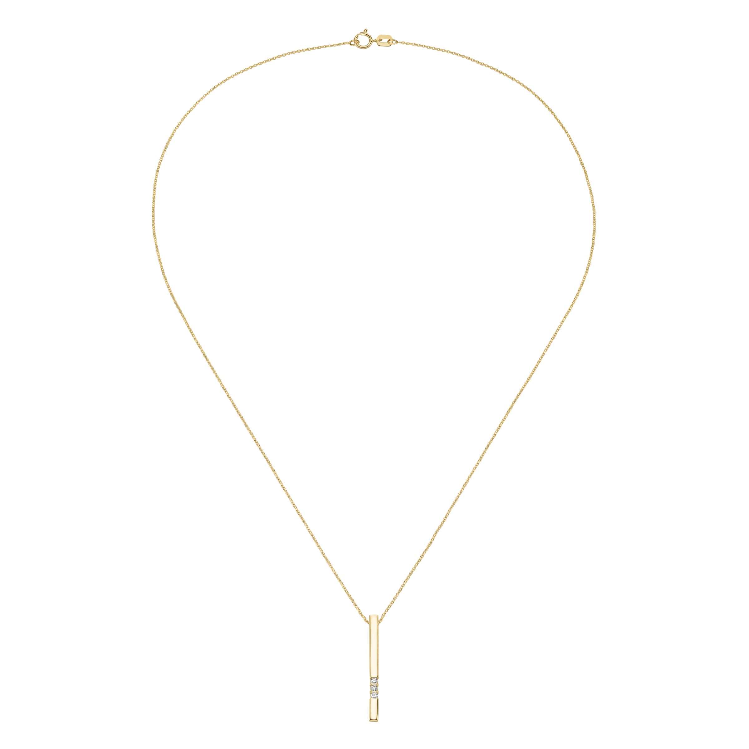 Luigi Merano Kette mit Anhänger »Anhänger mit Zirkonia, Gold 375«
