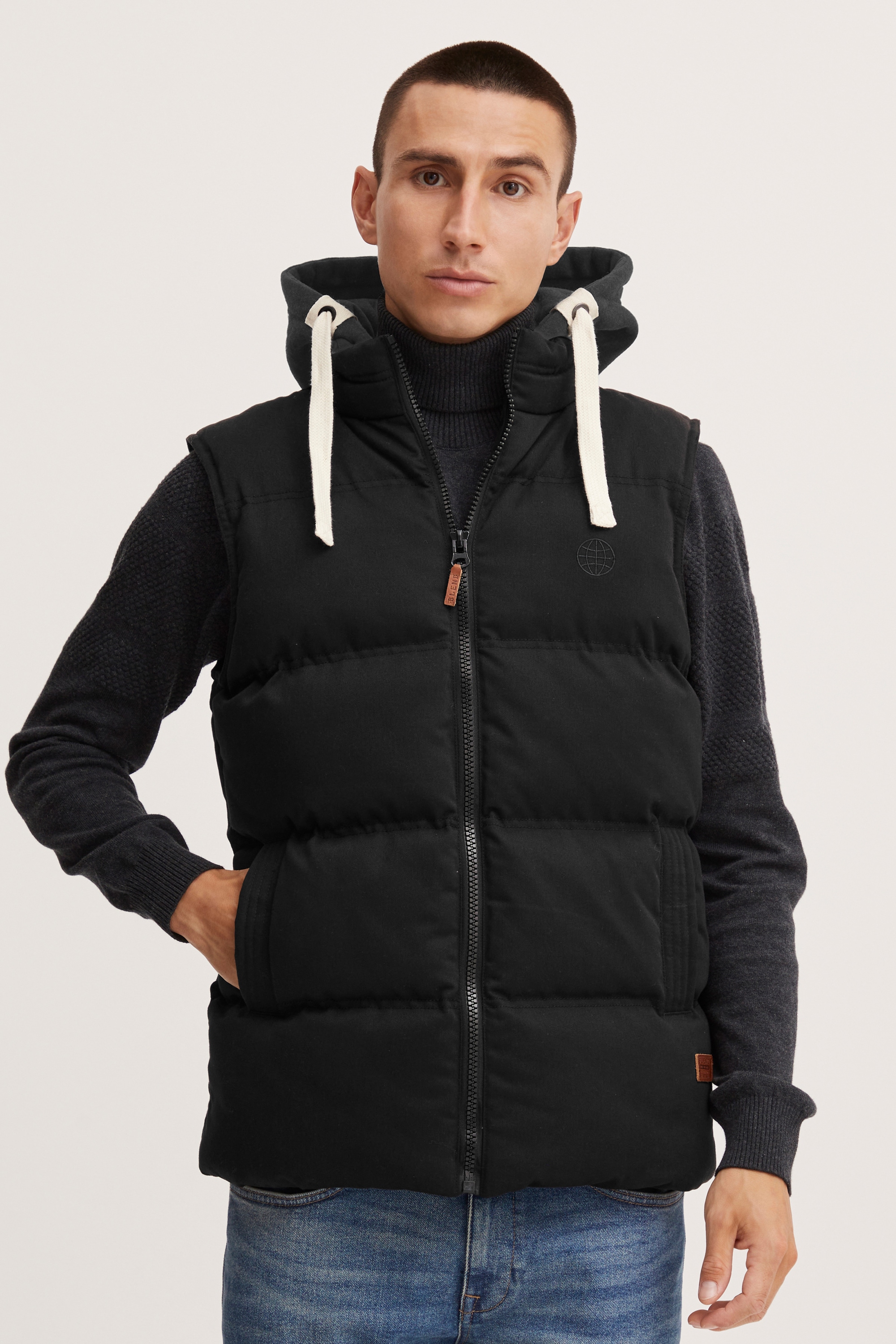 Blend Steppweste "BHJens", Weste mit abnehmbarer Kapuze günstig online kaufen