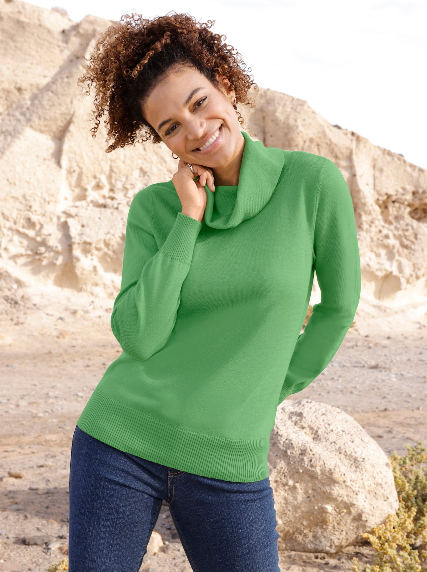 Casual Looks Rollkragenpullover "Rollkragen-Pullover"