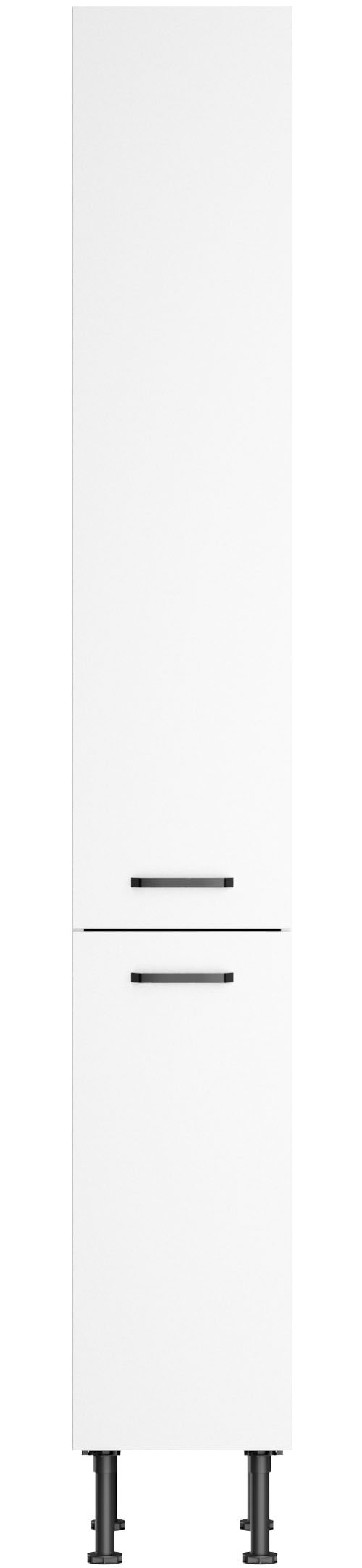 KOCHSTATION Apothekerschrank »KS-Paula« 30 cm breit, 211 cm hoch, mit 2 Auszügen, 5 Ablagen