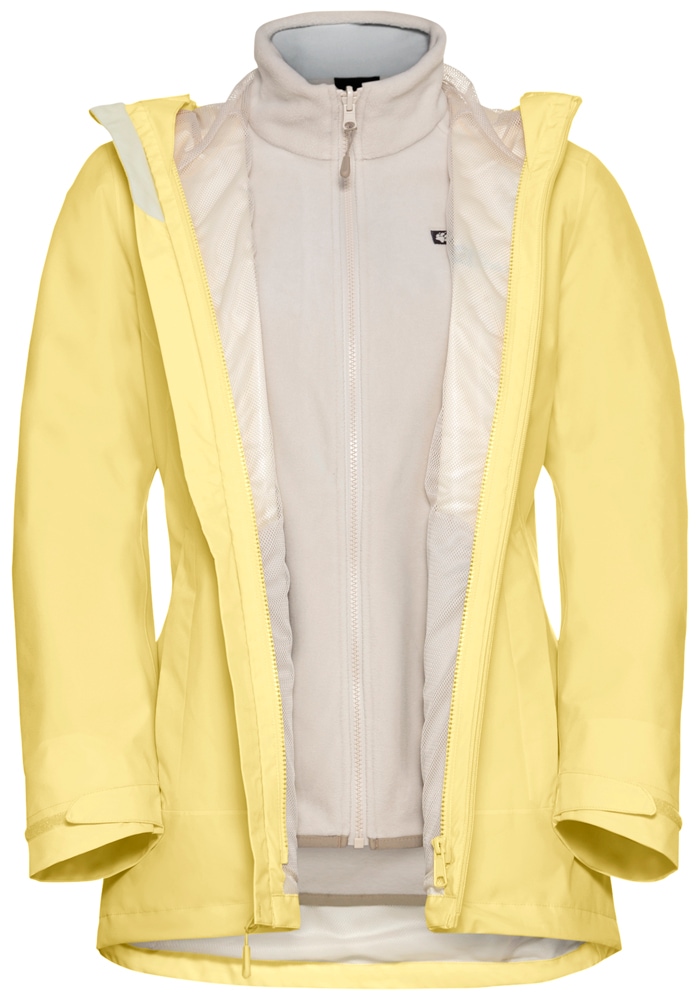Jack Wolfskin 3-in-1-Funktionsjacke »MOONRISE 3IN1 JKT W«, mit Kapuze