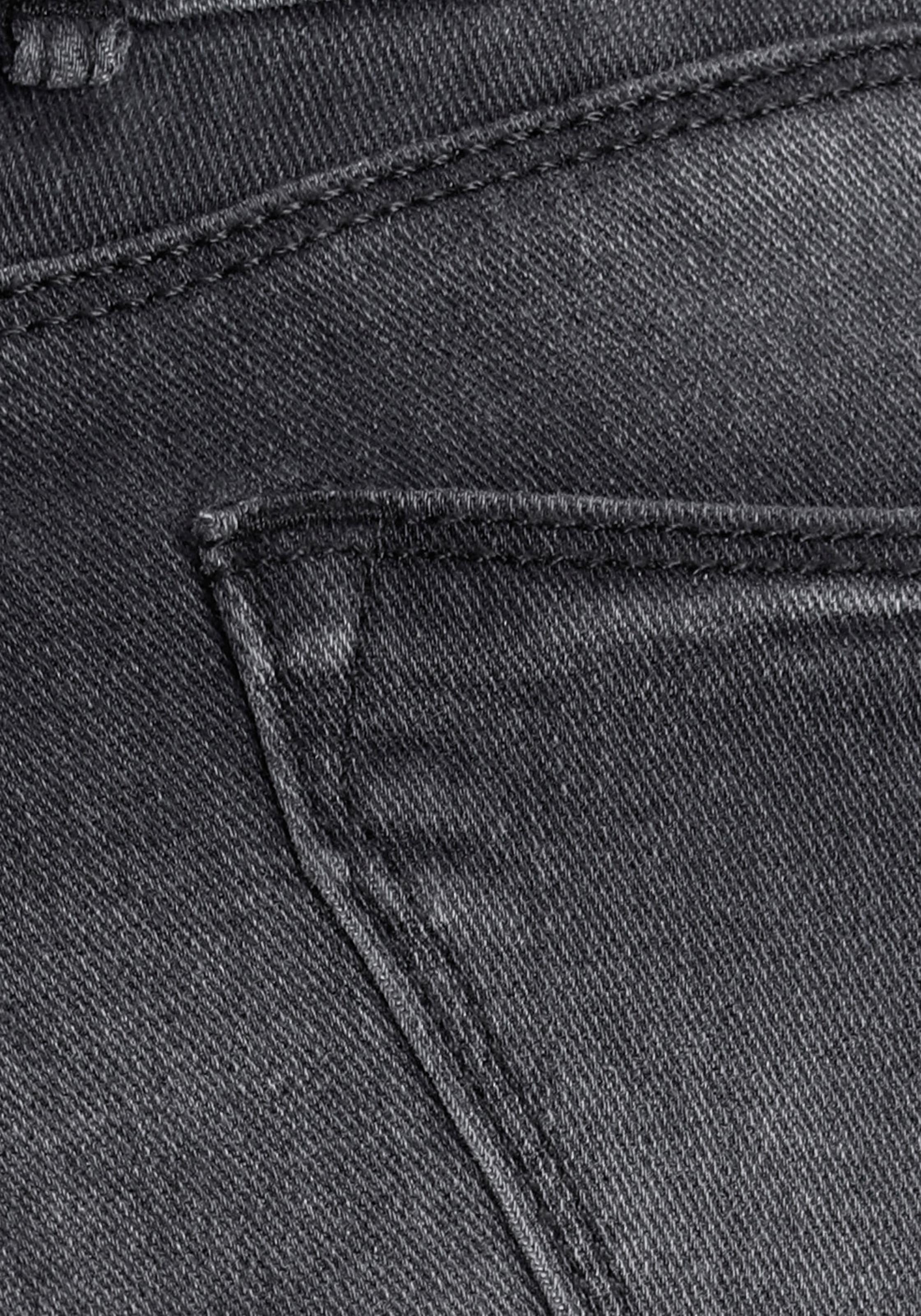 Herrlicher Bootcut-Jeans »BABY«, mit Abnähern an den Gesäßtaschen