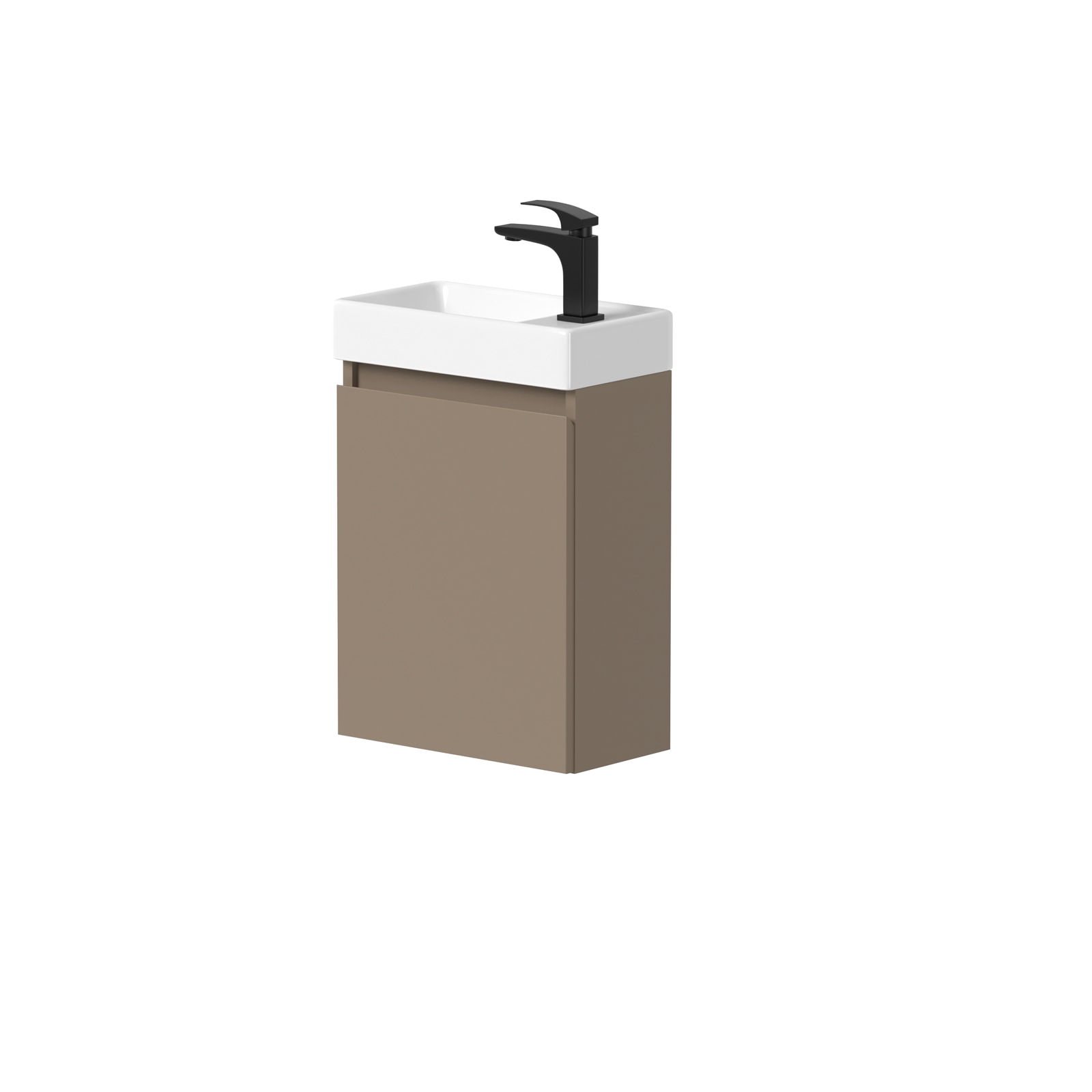 welltime Waschtisch "Mini, Badmöbel, Waschtischunterschrank inkl. Waschbeck günstig online kaufen