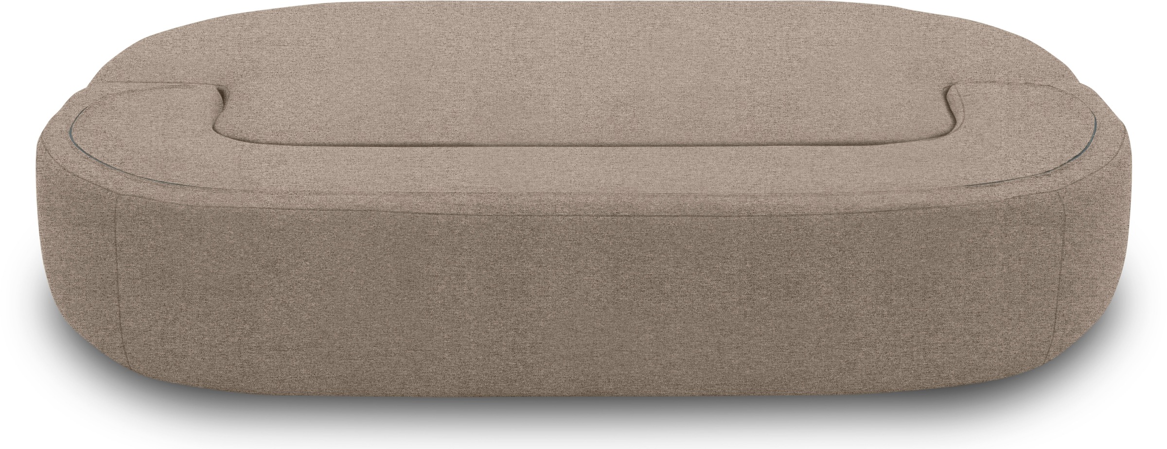 INOSIGN Schlafsofa »Denair oval Federkern«, 2-Sitzer durch Klappen verwandeln in eine Liegefläche