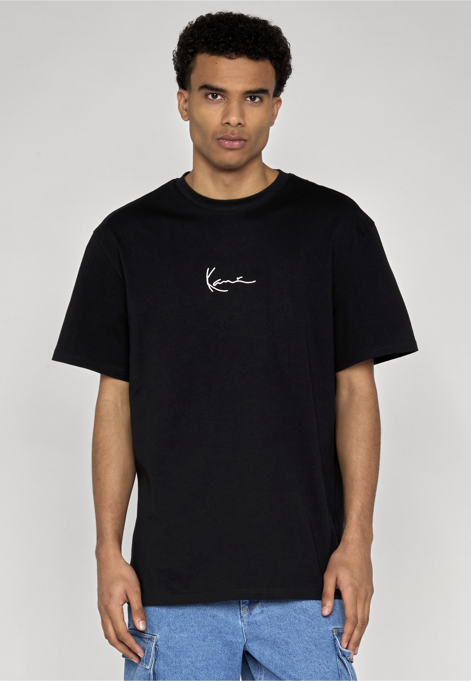 Karl Kani T-Shirt »Karl Kani Herren Small Signature Glow Logo Tee black« 1 Stk.