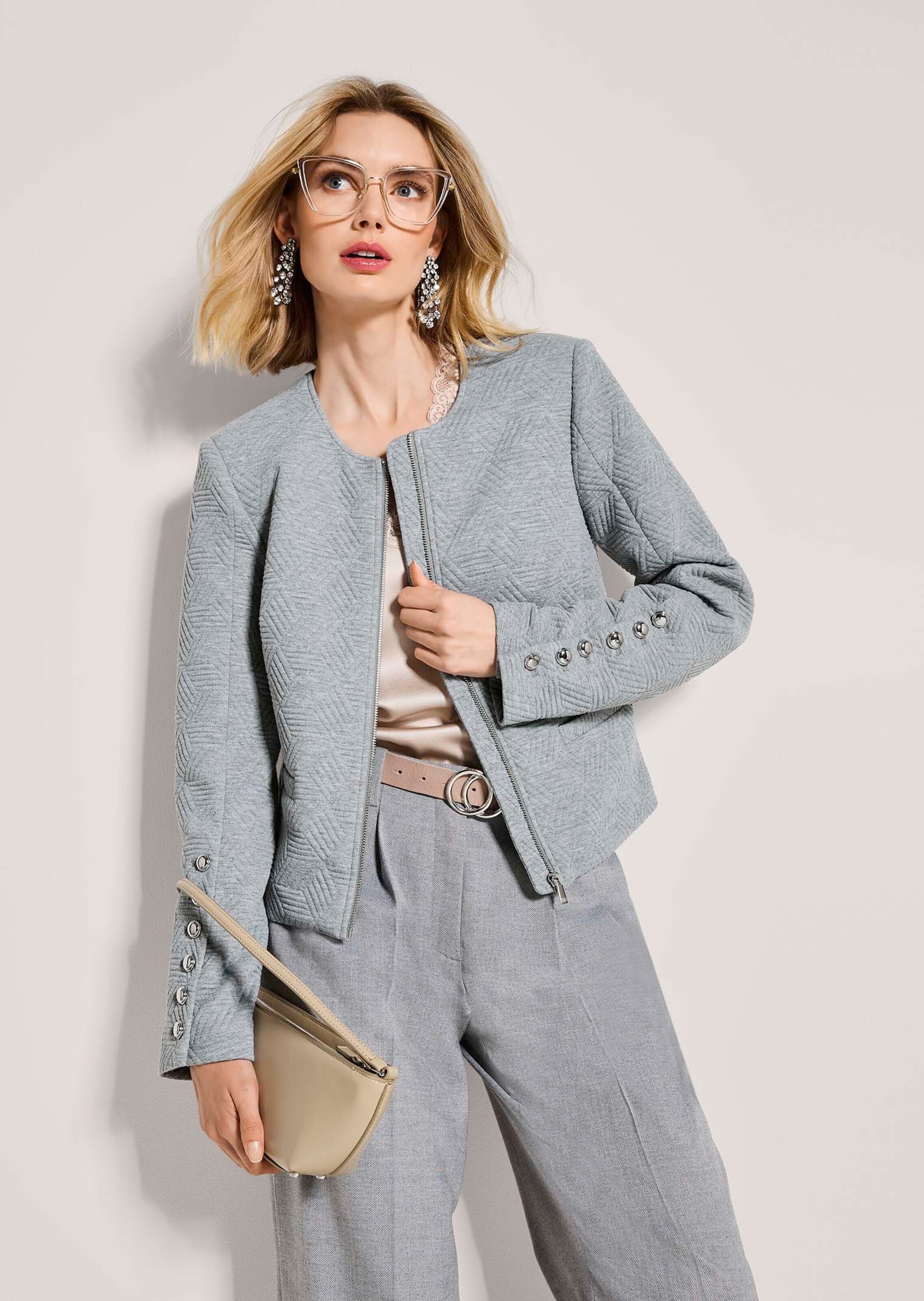 MADELEINE Jackenblazer »Blazer Jerseyblazer mit grafischem Muster«