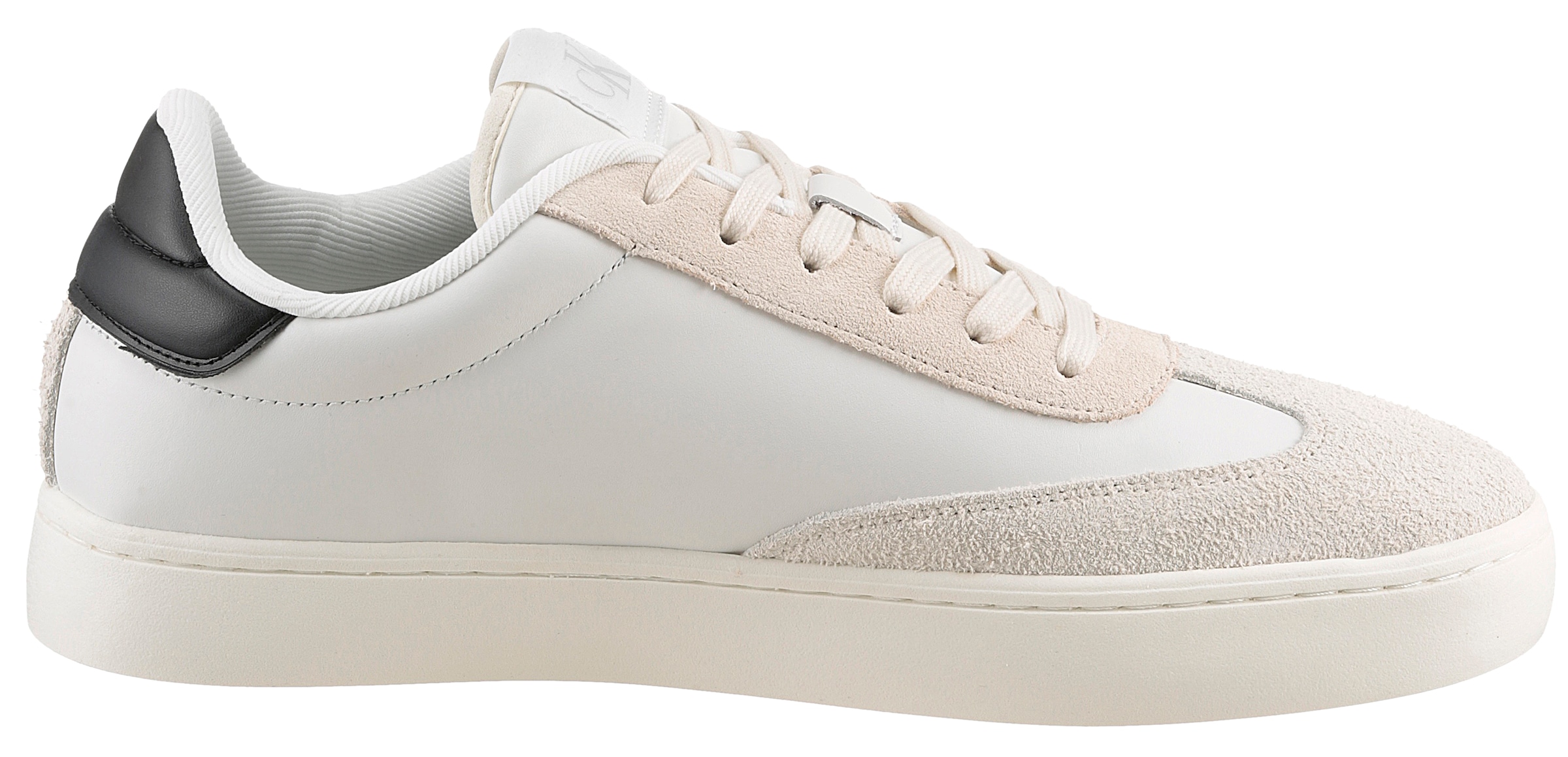 Calvin Klein Jeans Sneaker »CLASSIC CUPLOW LACEUP LTH FAD«, Basket-Sneaker, Schnürschuh, Freizeitschuh mit weichem Schaftrand