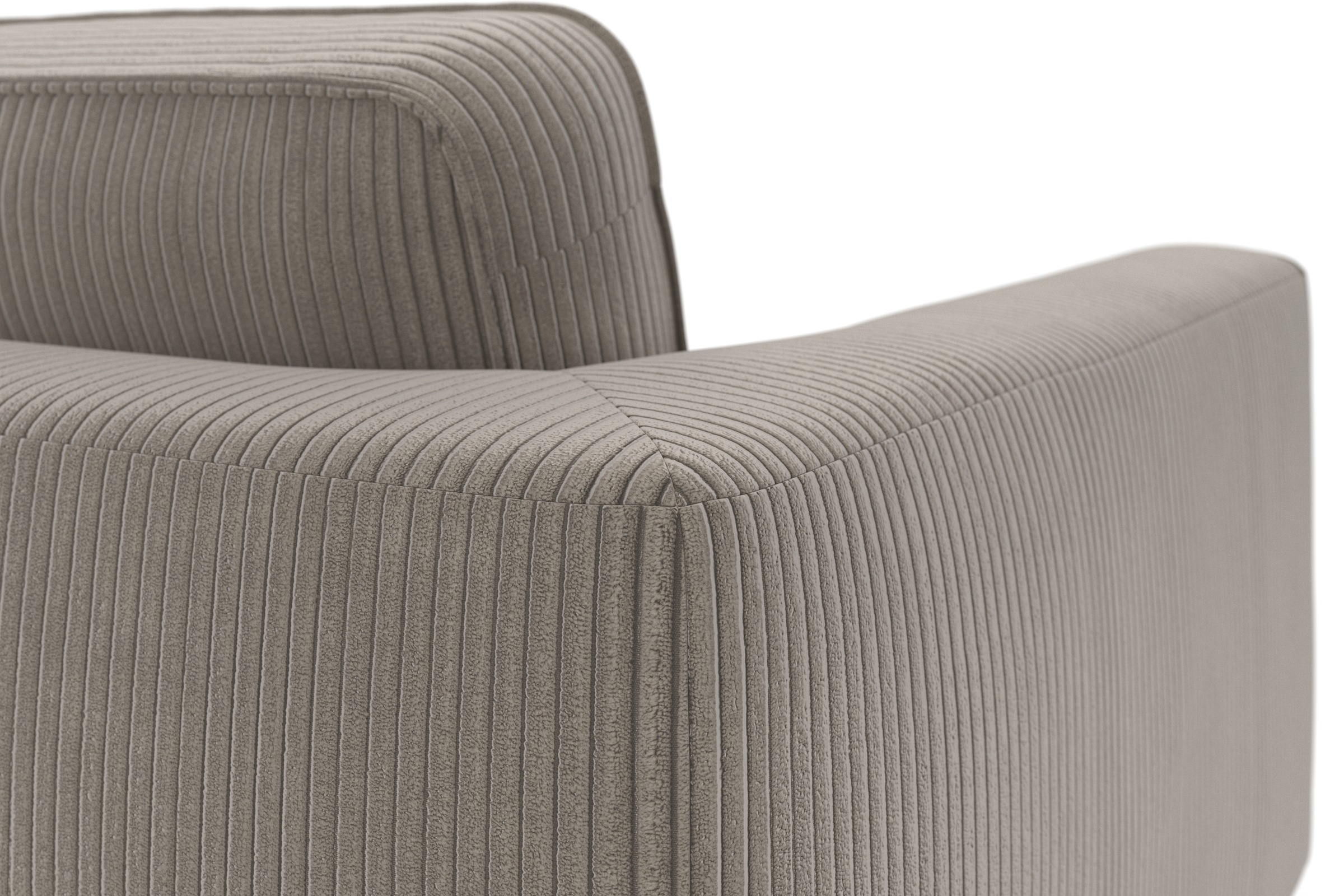 TRENDMANUFAKTUR Ecksofa »Lumber Jack, elegantes Designsofa, zeitlos modern, hoher Sitzkomfort«, wahlweise mit Bettfunktion u. Bettkasten, L-Form