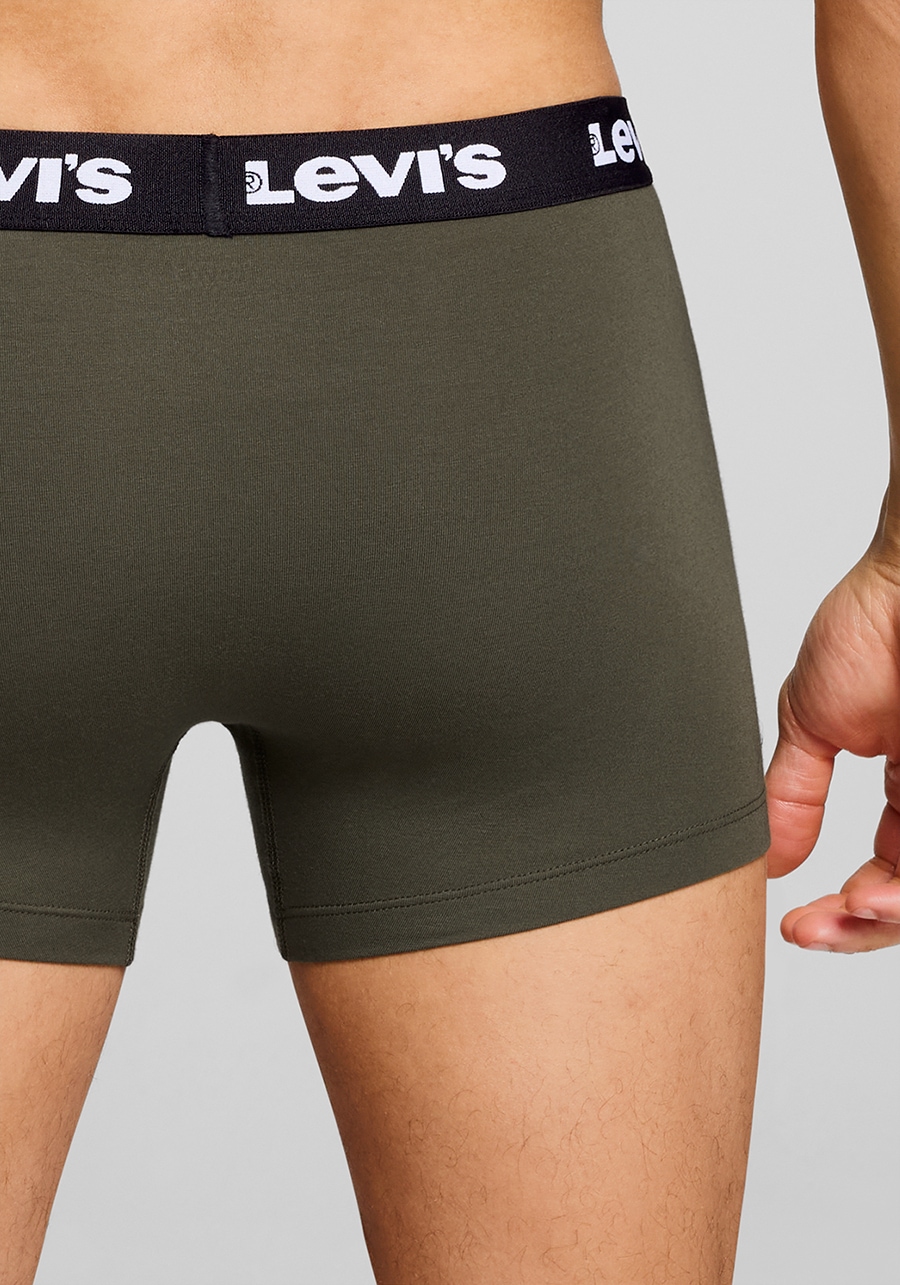 Levi's® Boxershorts »LEVIS MEN REPEAT LOGO BOXER BRIEF« 2er Pack,  ohne Eingriff, Logobund, elastisch