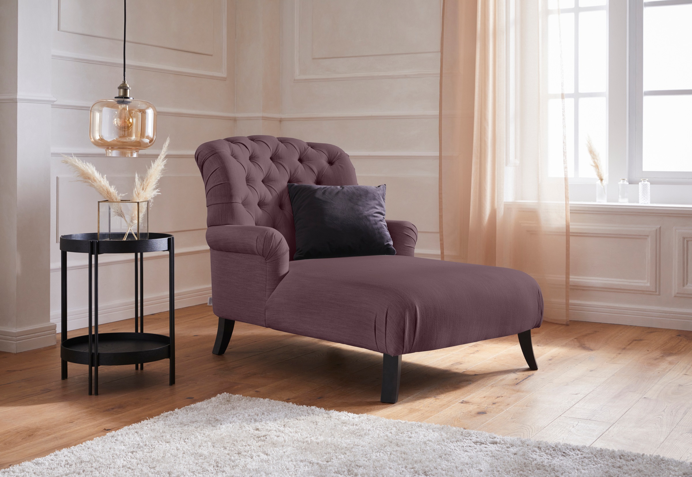 Guido Maria Kretschmer Home&Living Loveseat »Amiens Sessel Loungesessel«, mit wunderschöner Knopfheftung im Rücken