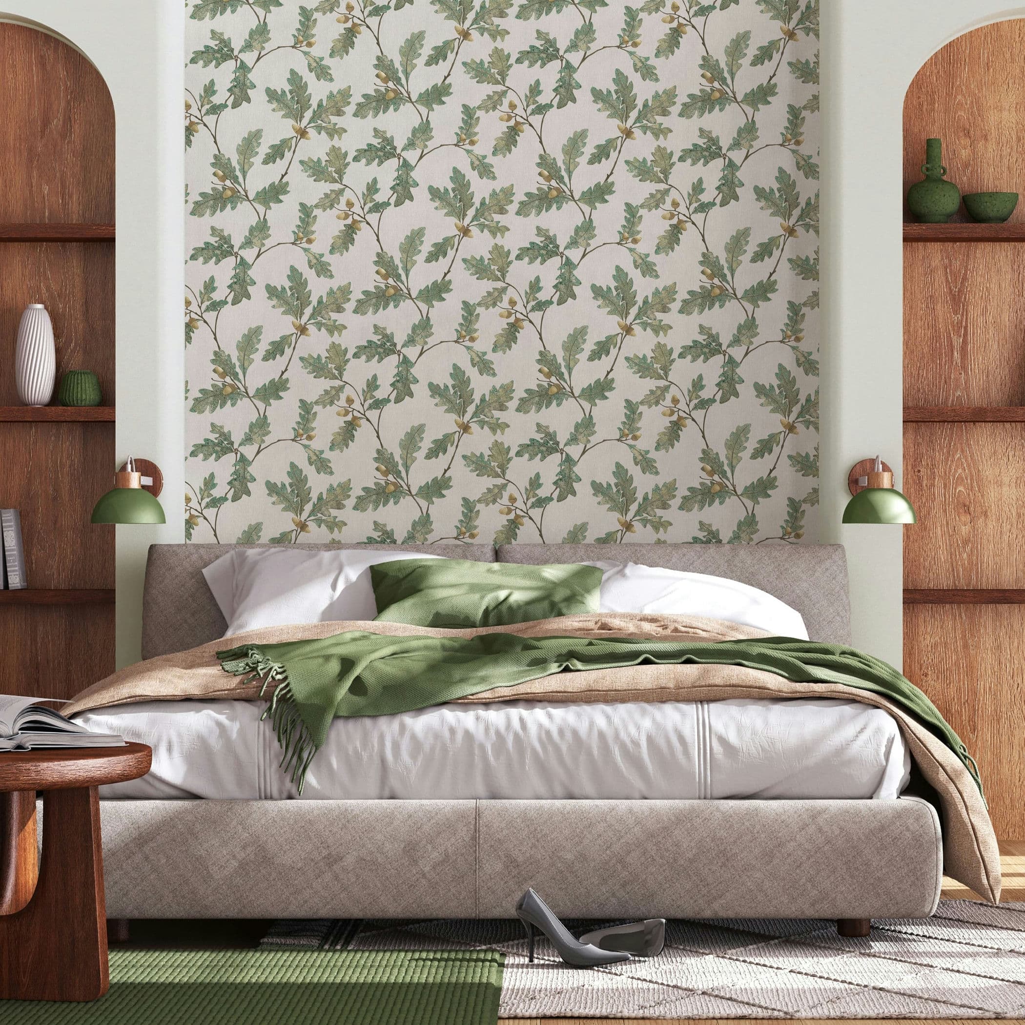 Marburg Vliestapete "Tapete Oak Delight" floral geprägt moderne Vliestapete für Wohnzimmer Schlafzimmer Küche