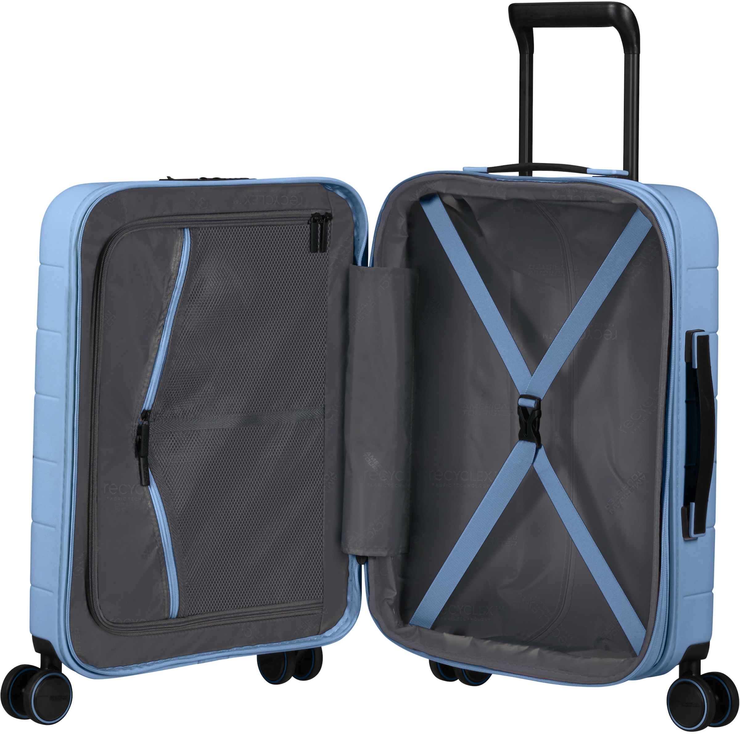 American Tourister® Hartschalen-Trolley »NOVASTREAM, in verschiedenen Farben und Größen«, 4 Rollen, Reisekoffer Großer Koffer TSA-Zahlenschloss mit Volumenerweiterung