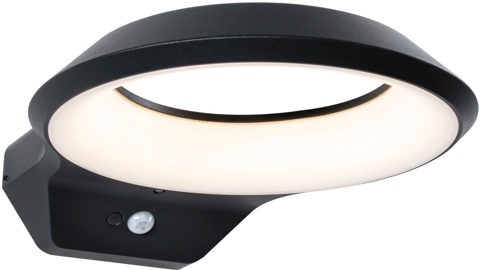 Paulmann LED Außen-Wandleuchte "Anela 230V anthrazit IP44" Warmweiß günstig online kaufen