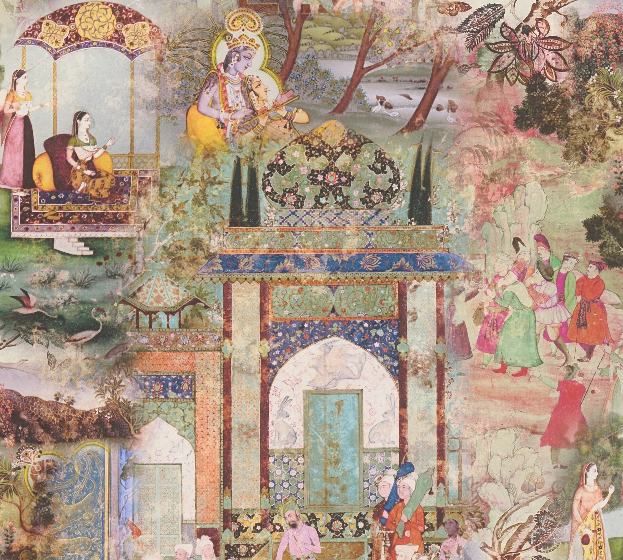 A.S. Création Vliestapete "Dream Flowery" Ethnomuster Abstrakt Minimalistisch Glatt Vintage Tapete Orientalisch Tapeten Wohnzimmer Schlafzimmer
