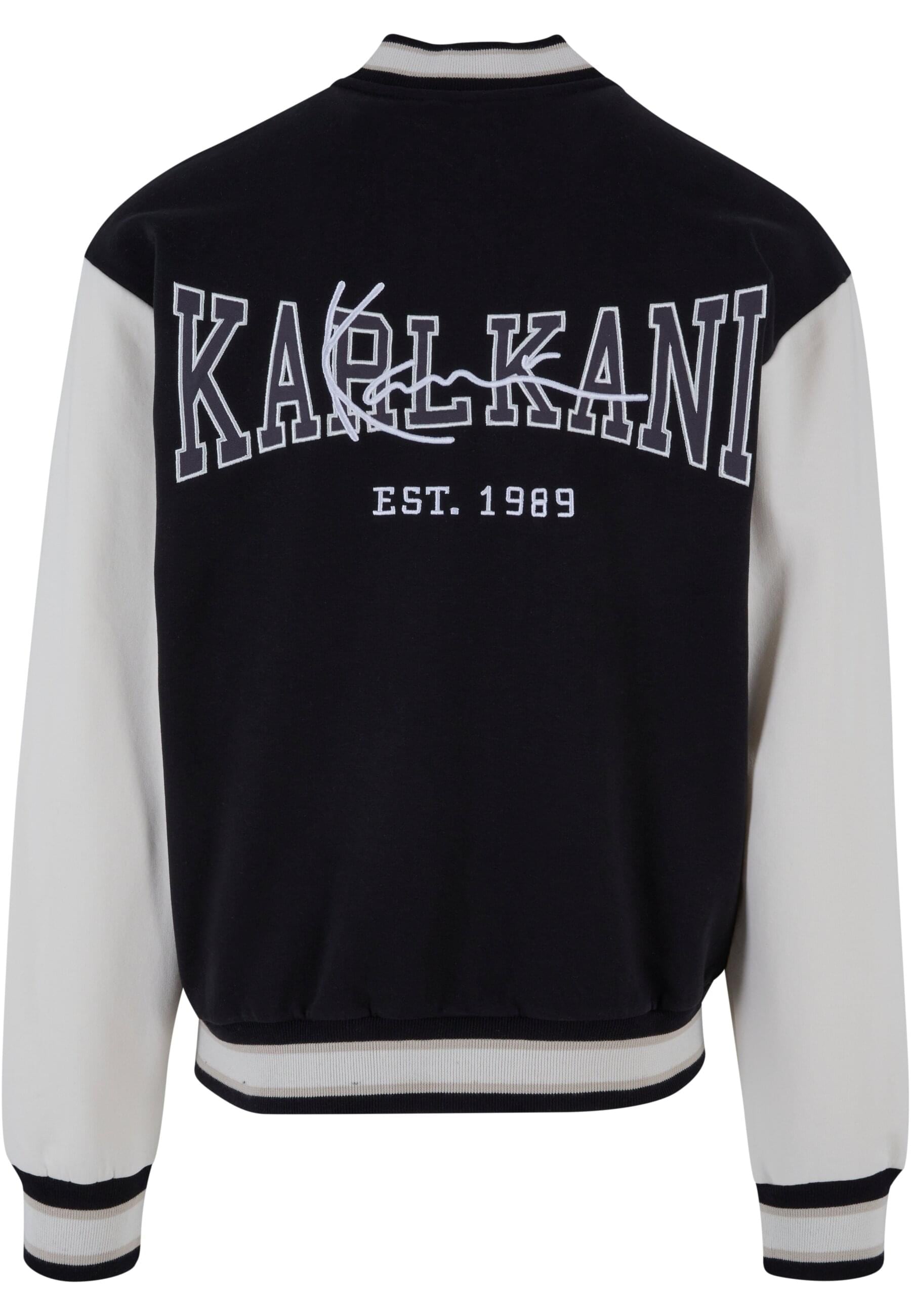 Karl Kani Collegejacke »Karl Kani Herren KM232-007-2 KK Og Fleece College Jacket«, (1 St.), ohne Kapuze