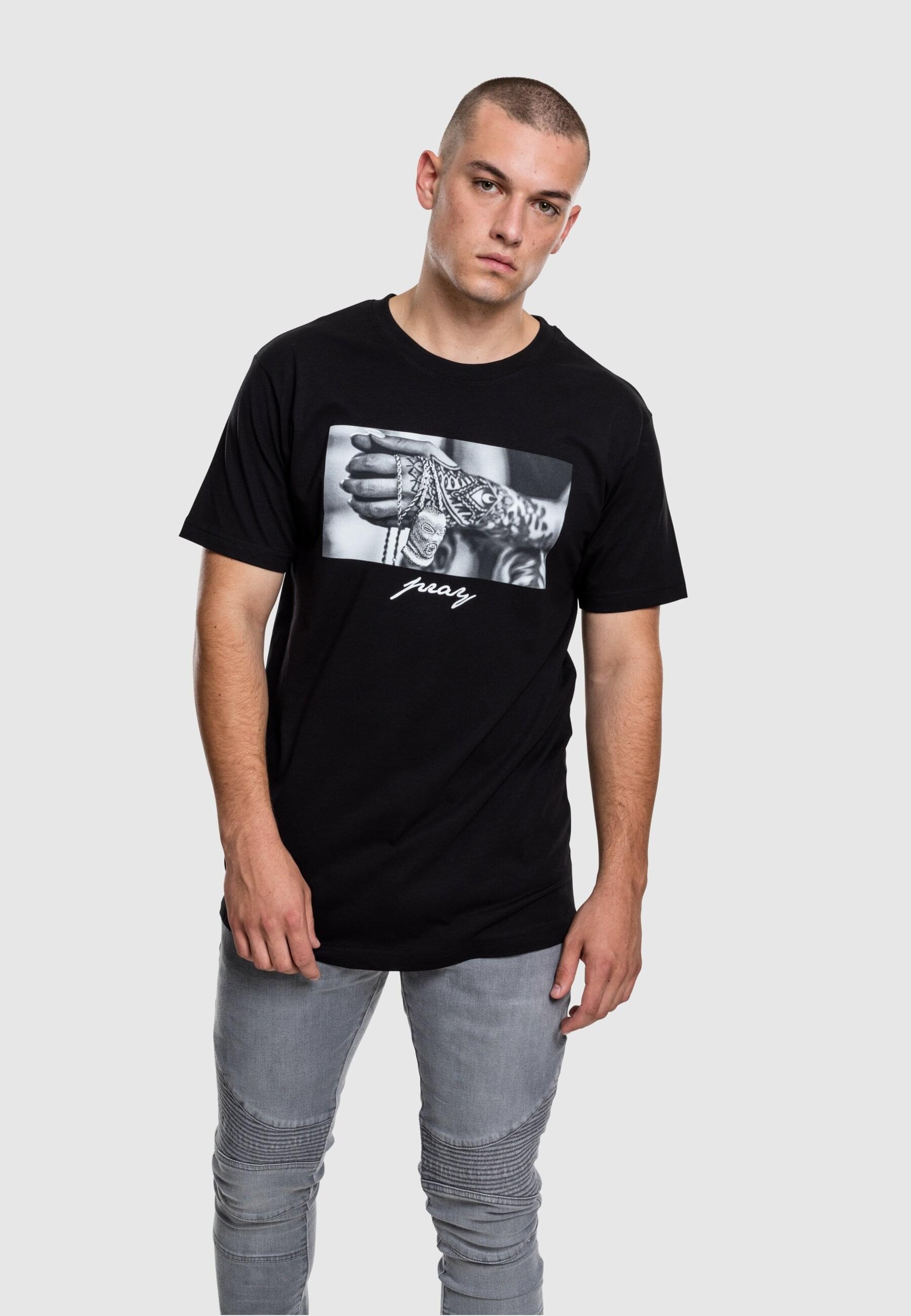 MisterTee T-Shirt »MisterTee Herren Pray 2.0 Tee«, (1 tlg.)