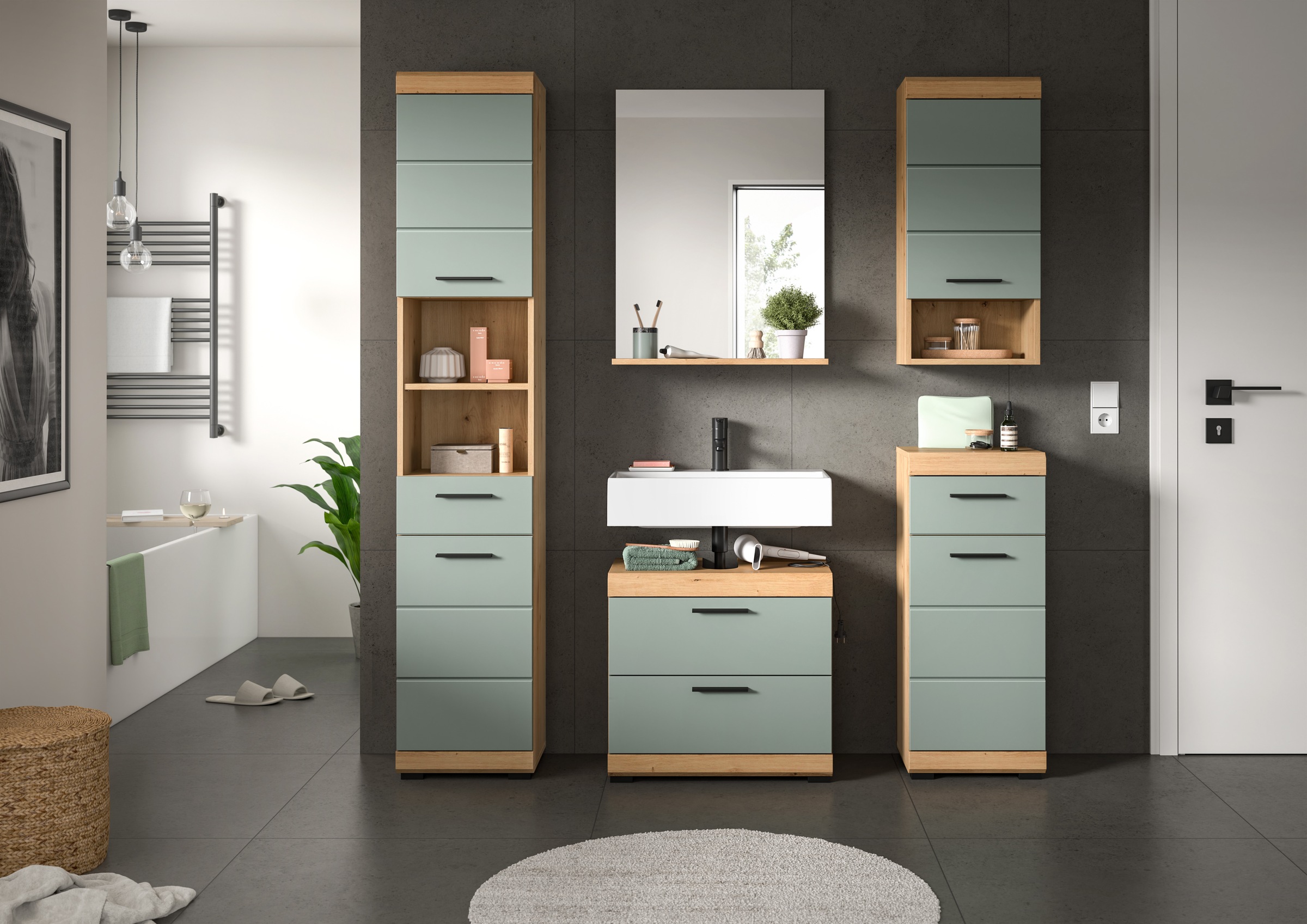 INOSIGN Badmöbel-Set "Siena, 5 teilig, bestehend aus:" Set, TOPSELLER, 5 St günstig online kaufen