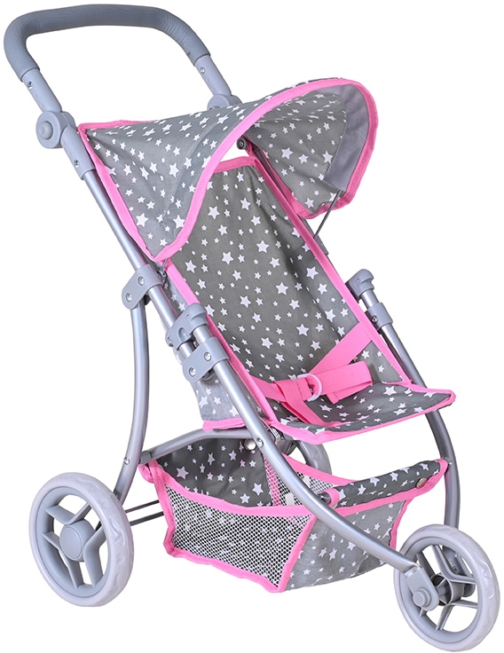 Knorrtoys® Puppenbuggy »Lio - Star Grey«