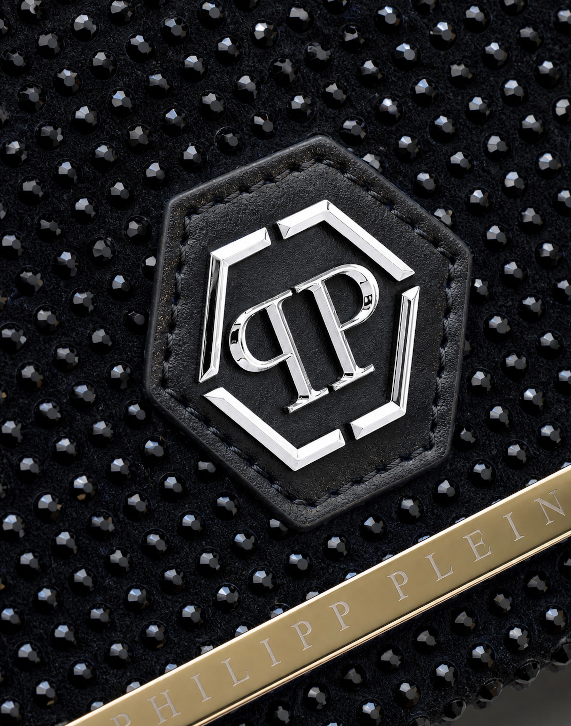 PHILIPP PLEIN Clutch »Mit Schmucksteinen«