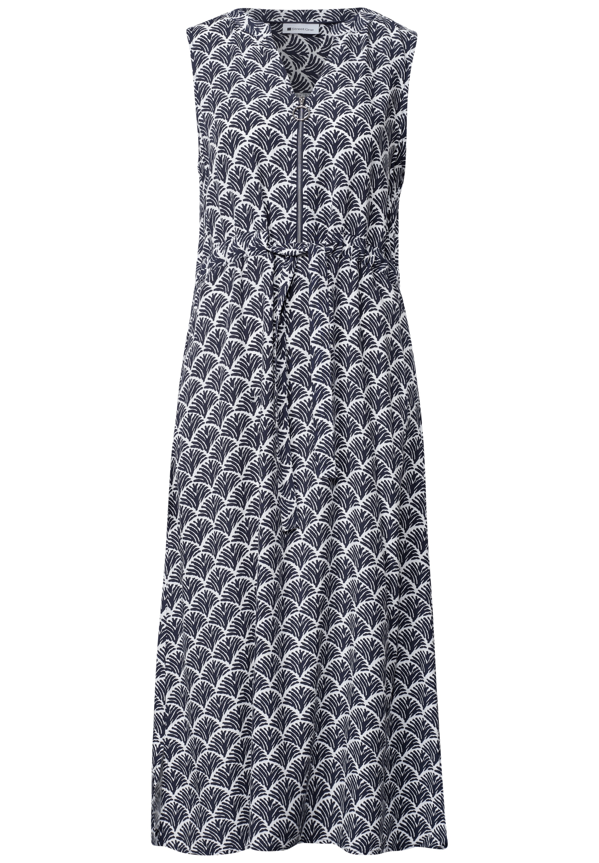 STREET ONE Midikleid Eingrifftaschen aus Viskose