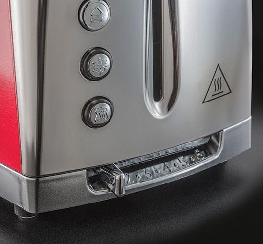 RUSSELL HOBBS Toaster »Luna Solar Red 23221-56«, 2 kurze Schlitze, für 2 Scheiben, 1550 W