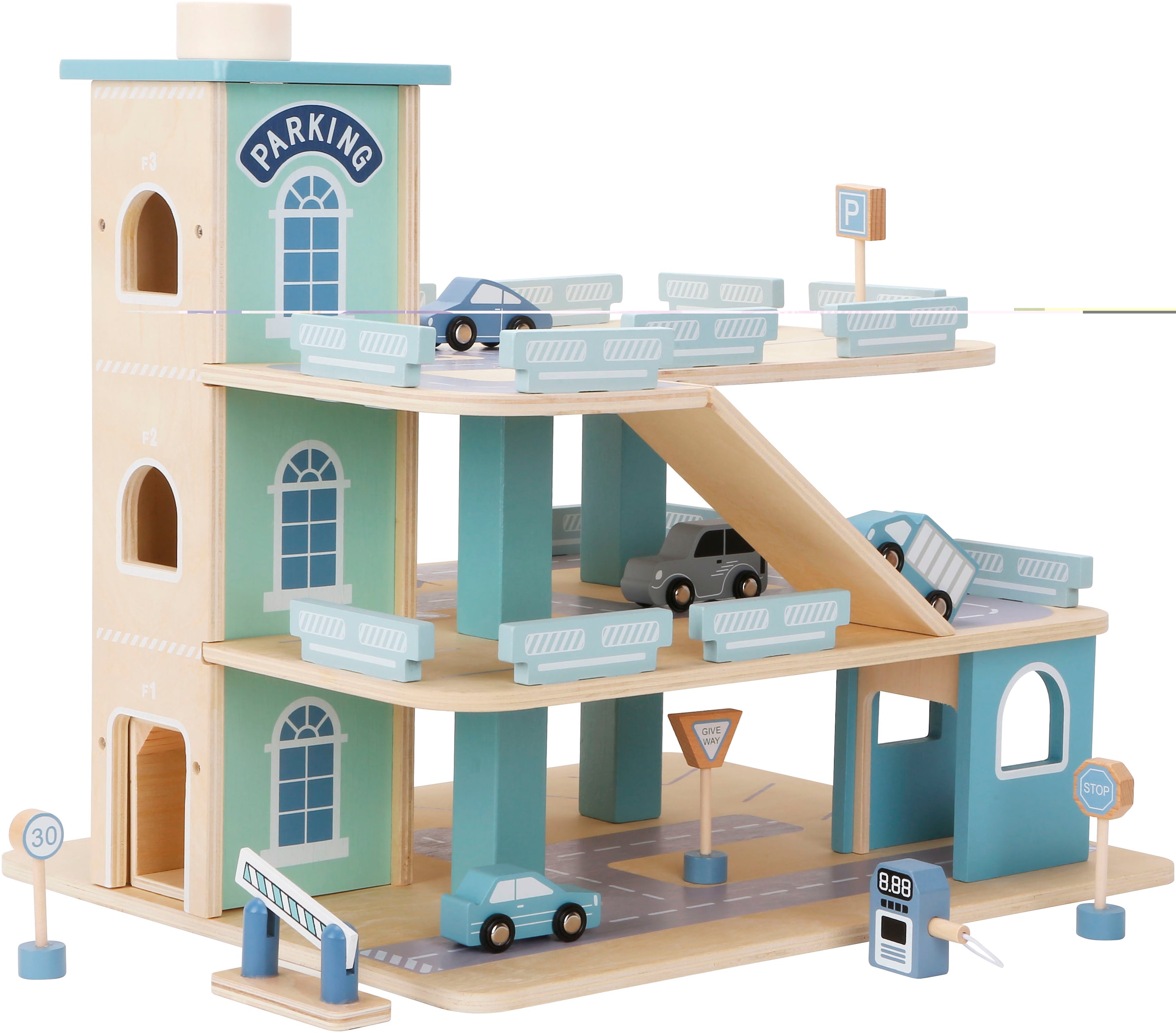 CHIC2000 Spiel-Parkgarage »Parkgarage« inklusive 4 Autos