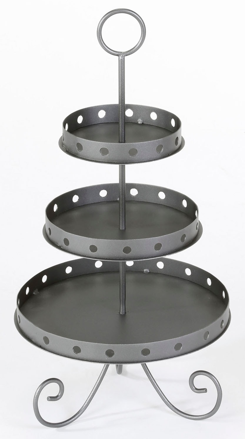 CHRISTMAS GOODS by Inge Dekoetagere "Weihnachtsdeko mit 3 Etagen, Höhe 55 cm" Etagere aus Metall