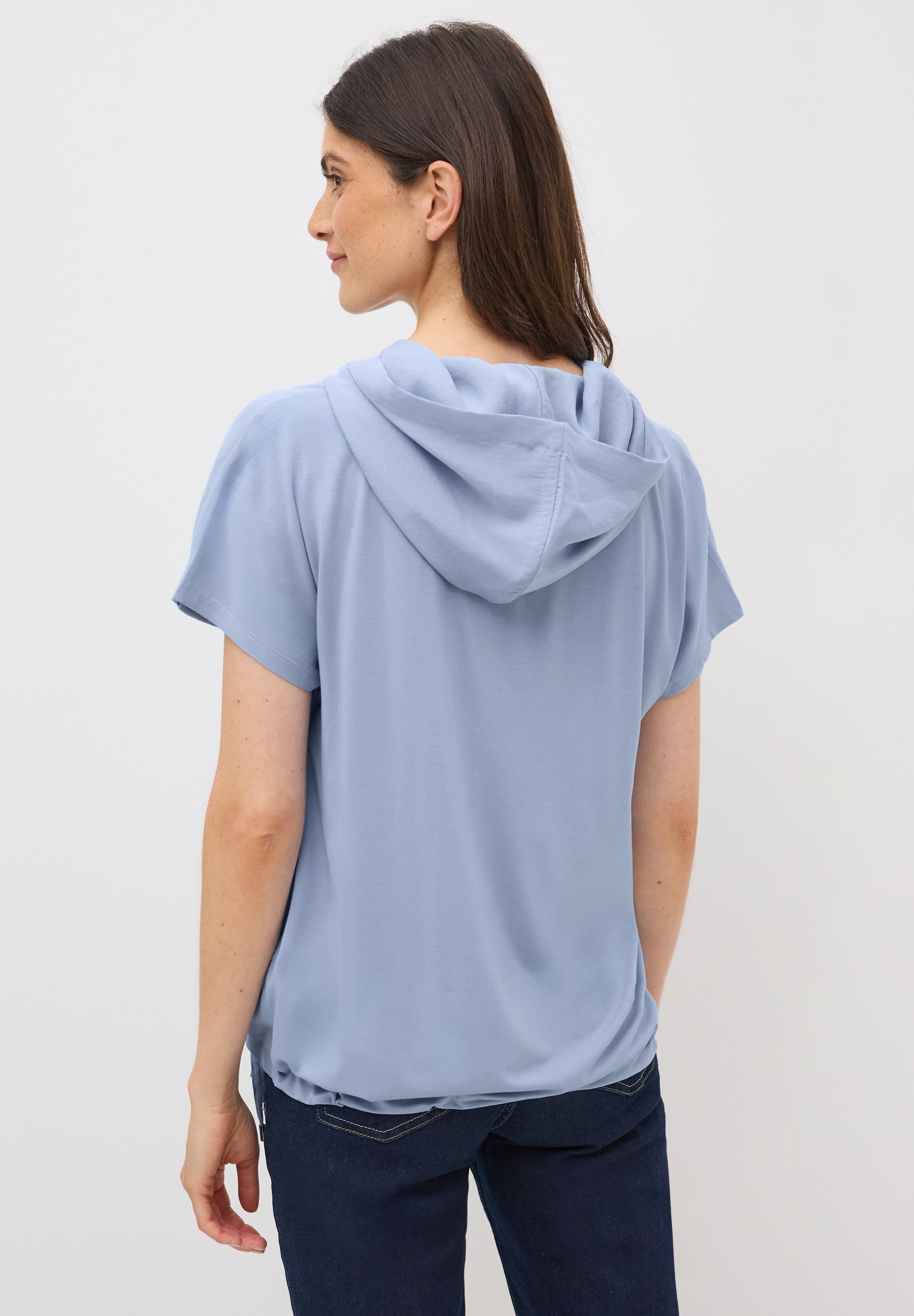 Cecil Kapuzenshirt, aus softem Materialmix