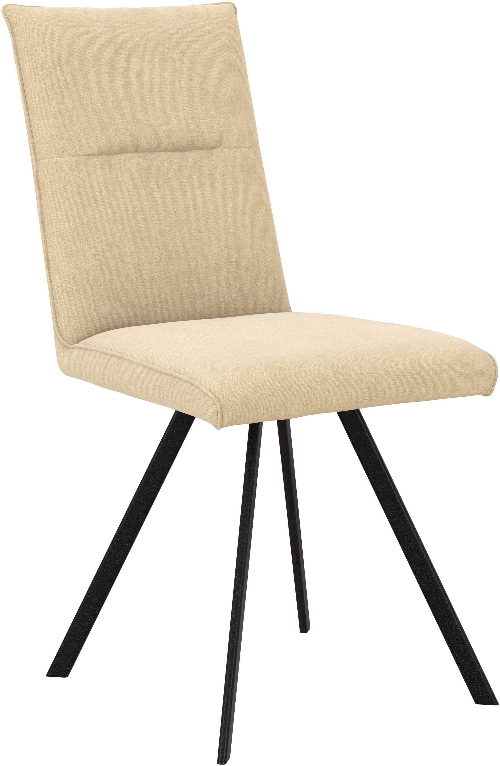 Home affaire 4-Fußstuhl "Sava", (Set), 2 St., Chenille, Metallgestell günstig online kaufen