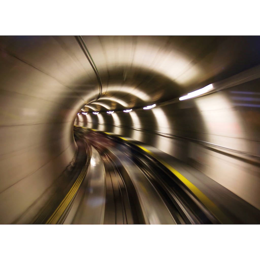 Papermoon Fototapete »Underground Tunnel«