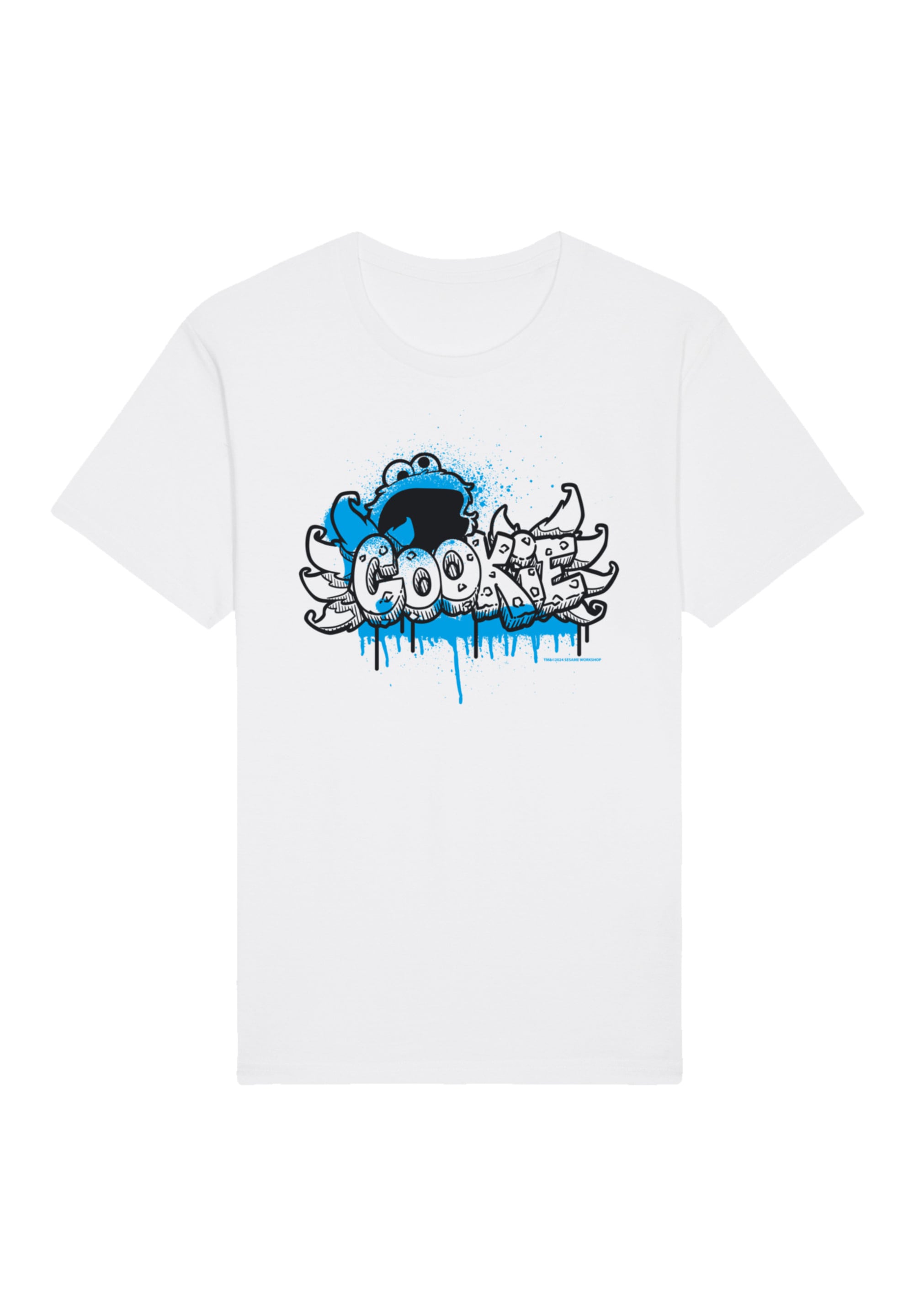 F4NT4STIC T-Shirt "Sesamstraße Cookie Fingers Graffiti", Premium Qualität,N günstig online kaufen